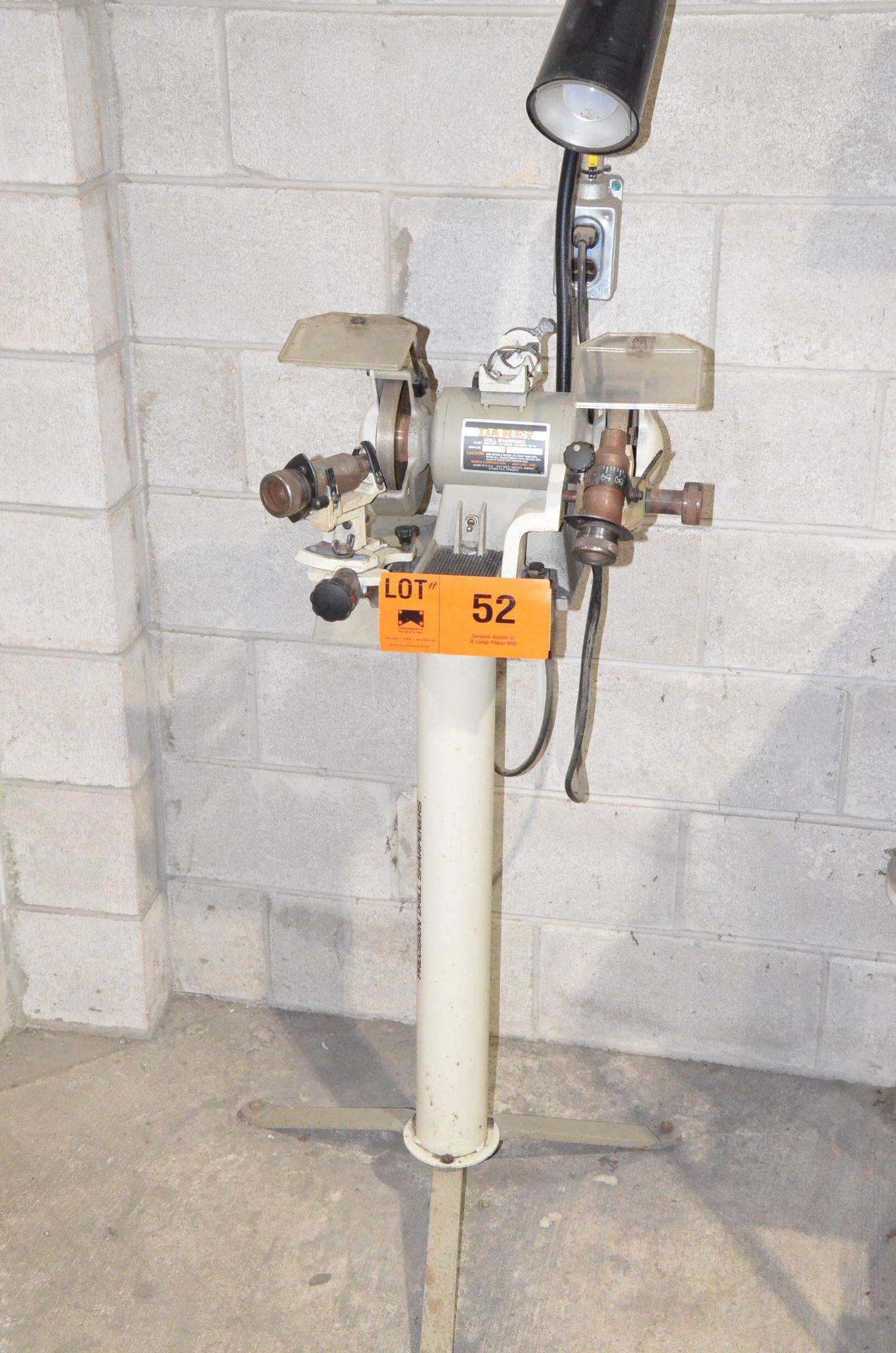 DAREX DRILL SHARPENER WITH 1/3 HP, 3450 RPM, S/N: 528409A [RIGGING FEE FOR LOT #52 - $TBD USD PLUS - Image 2 of 3