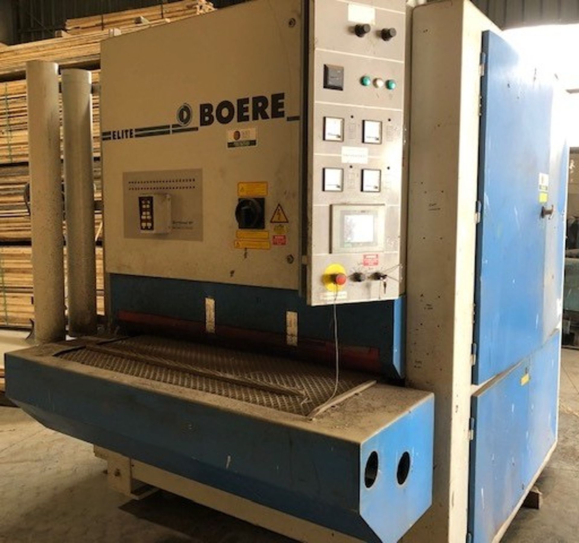 BOERE ELITE 52" FLOOR FINISHING SANDER WITH ESA TOUCH SCREEN CONTROL, (4) SANDING HEADS, S/N: N/A (