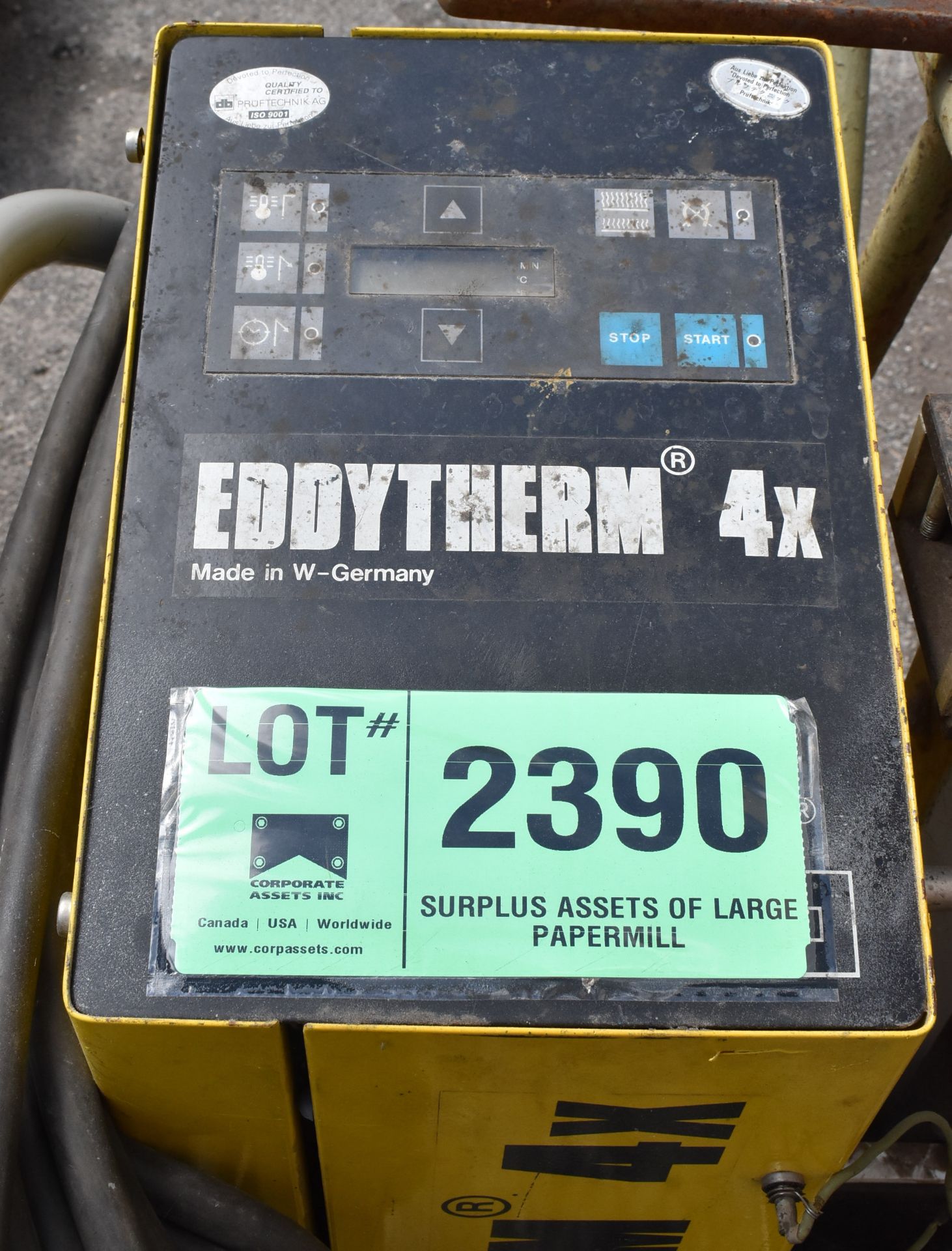 EDDYTHERM 4X DIGITAL INDUCTION BEARING HEATER WITH 12 KVA/600V/60HZ, S/N: 1995-0579 [RIGGING FEE FOR - Image 2 of 5