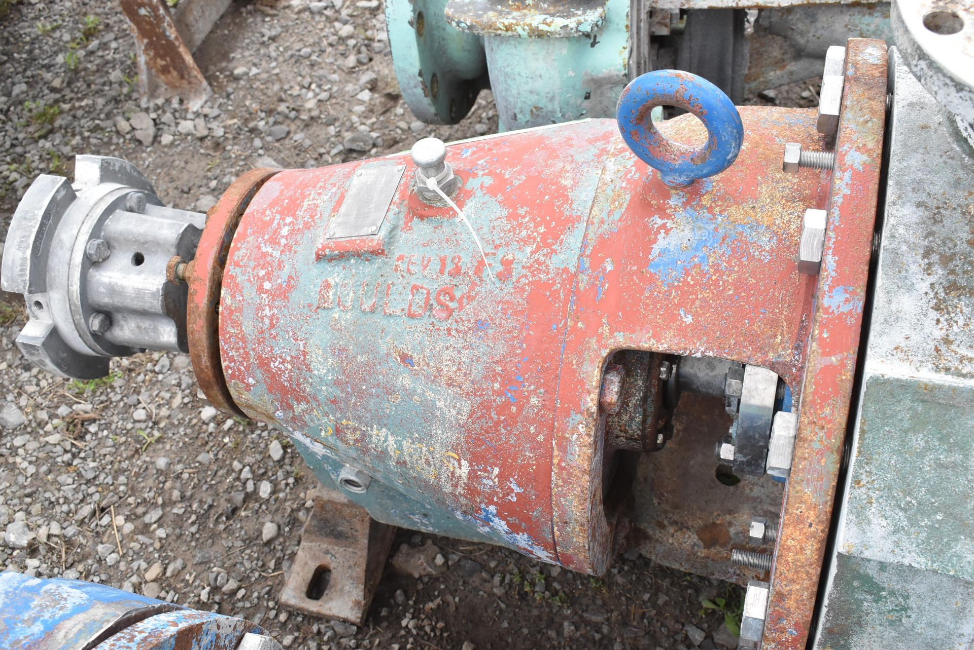 GOULDS 3175 6X4-14 STAINLESS STEEL CENTRIFUGAL PAPER STOCK/PROCESS PUMP WITH GOULDS BACK PULL OUT - Image 3 of 4