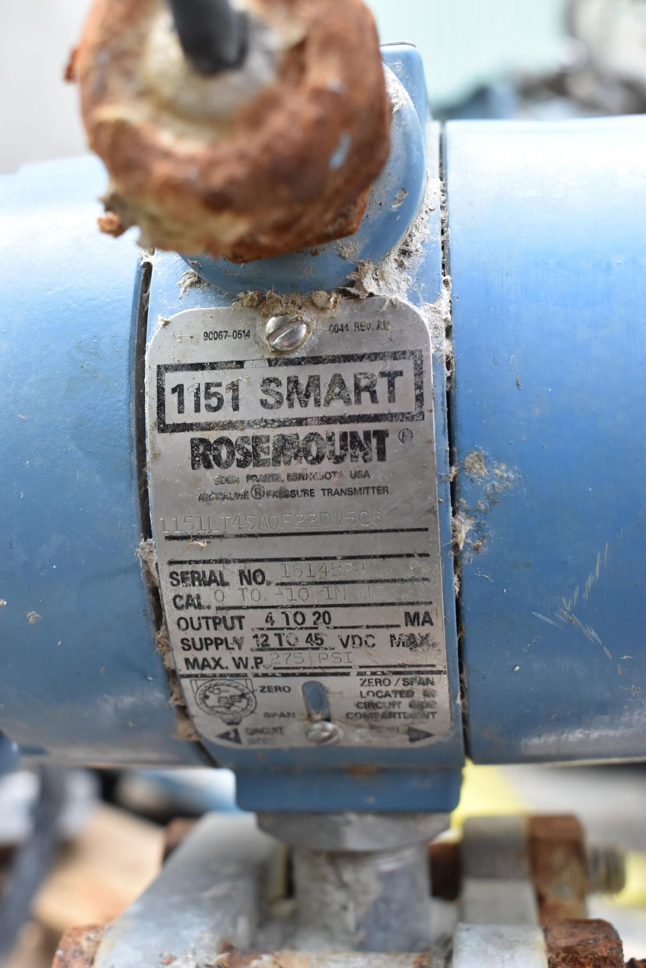 LOT/ ROSEMOUNT 1151 SMART DIGITAL PRESSURE TRANSMITTERS, ROSEMOUNT CONTROLLERS [RIGGING FEE FOR - Image 6 of 6