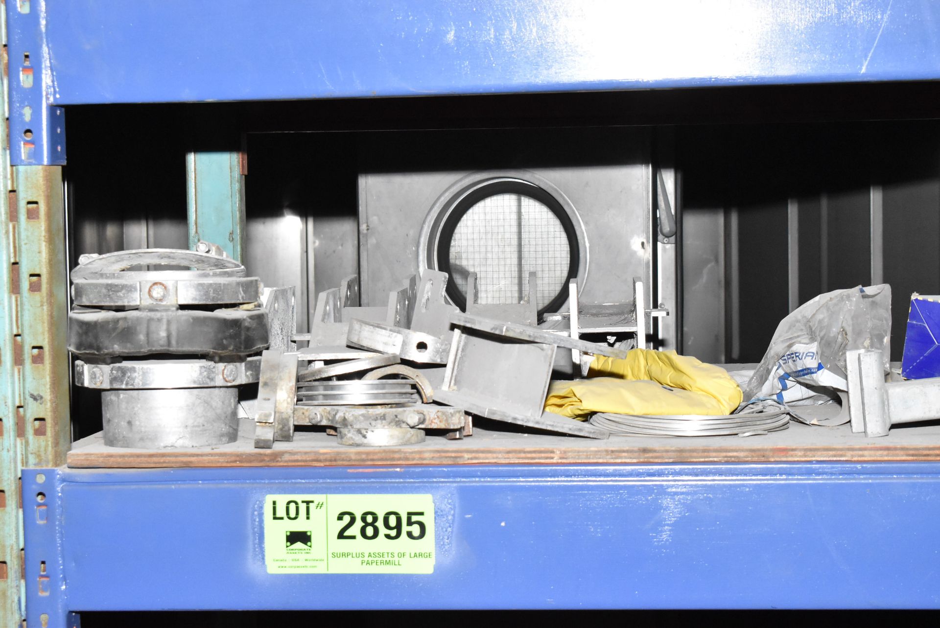 LOT/ SECTION OF PALLET RACK WITH CONTENTS - INCLUDING PUMPS, MOTORS, SPARE PARTS, SHOP SUPPLIES [ - Image 7 of 7