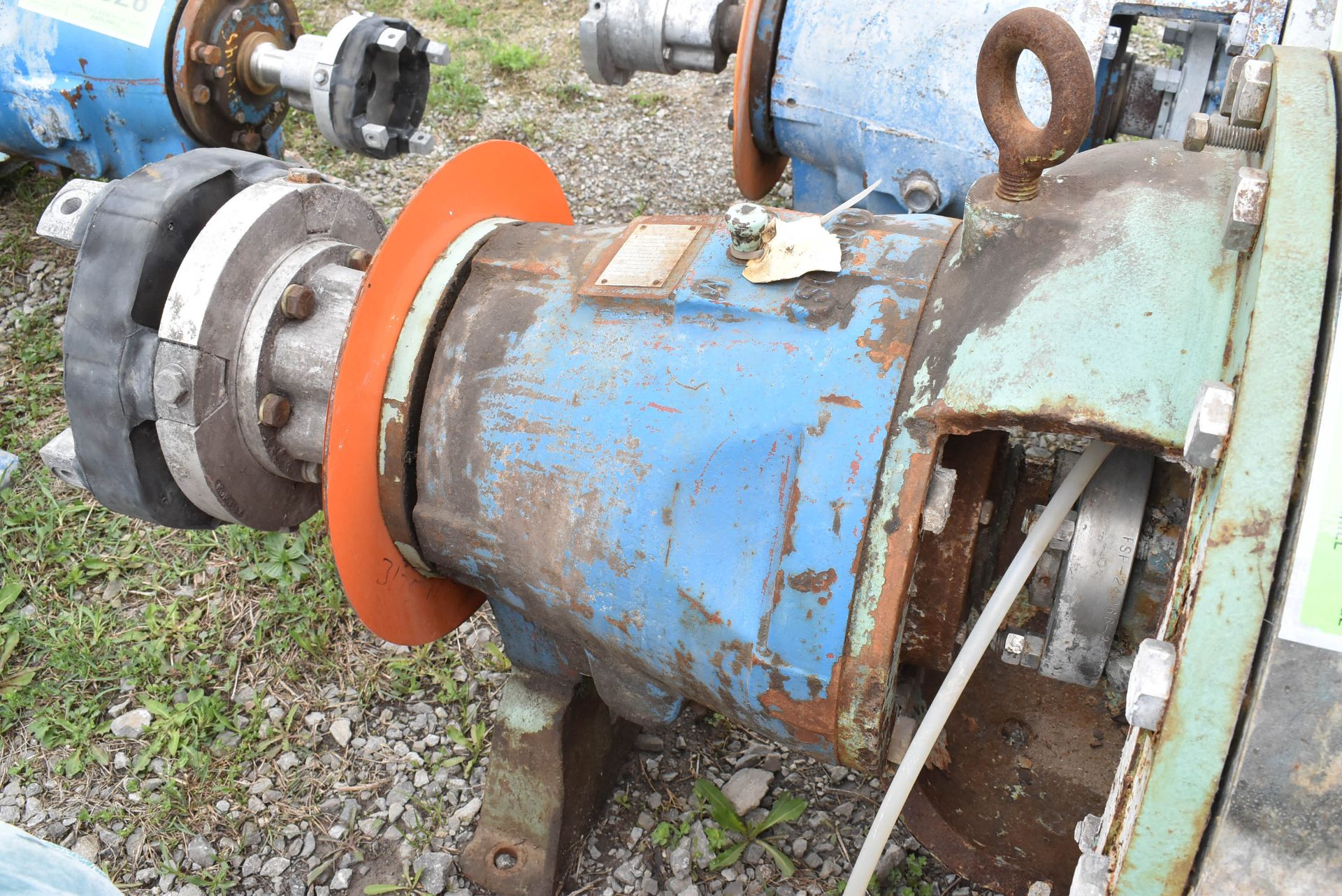 GOULDS 3175 6X8-18 STAINLESS STEEL CENTRIFUGAL PAPER STOCK/PROCESS PUMP WITH GOULDS BACK PULL OUT - Image 3 of 4