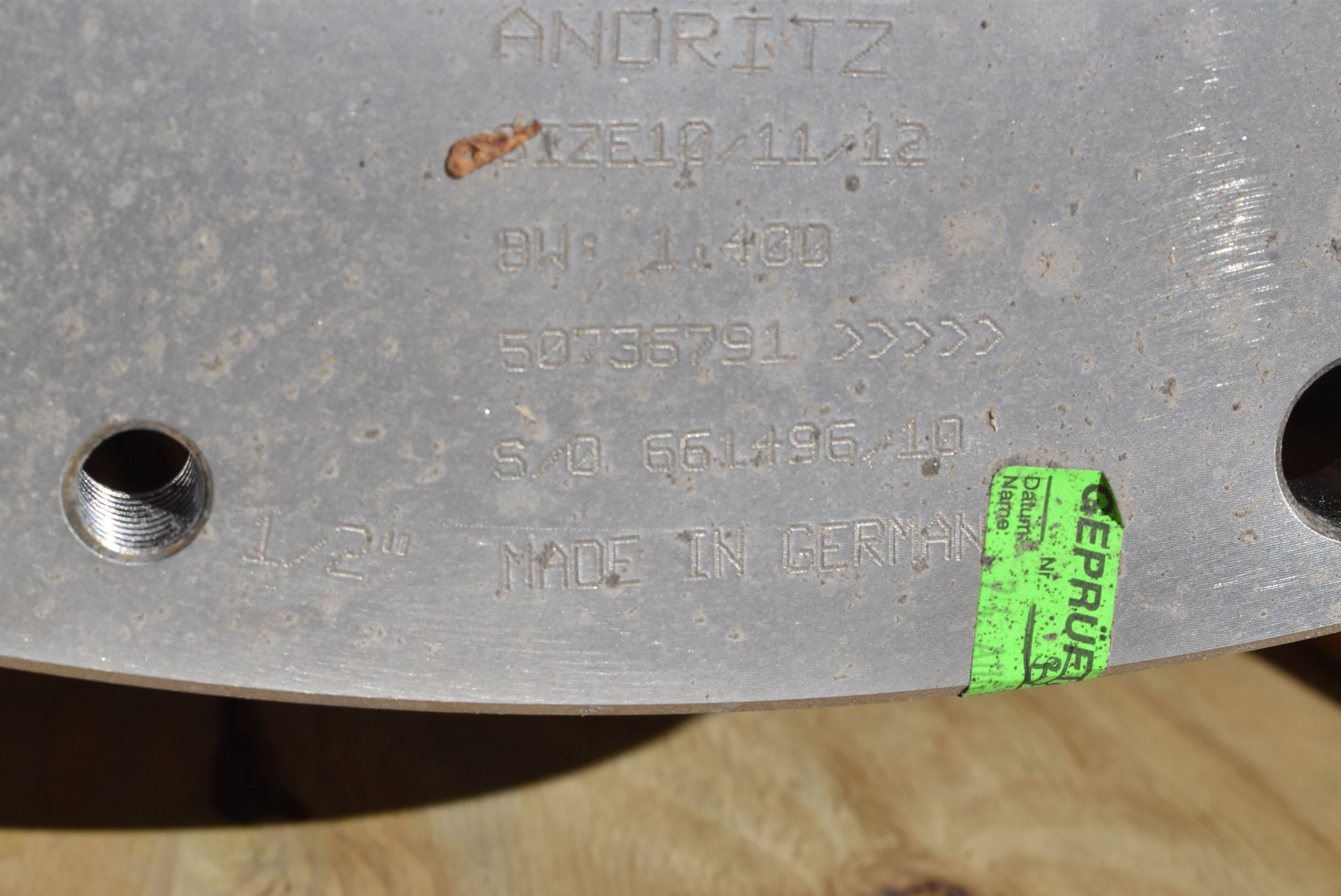 ANDRITZ SIZE 10/11/12 APPROX. 20" DIA. STAINLESS STEEL PULP SCREEN INSERT [RIGGING FEE FOR LOT #2248 - Image 3 of 5