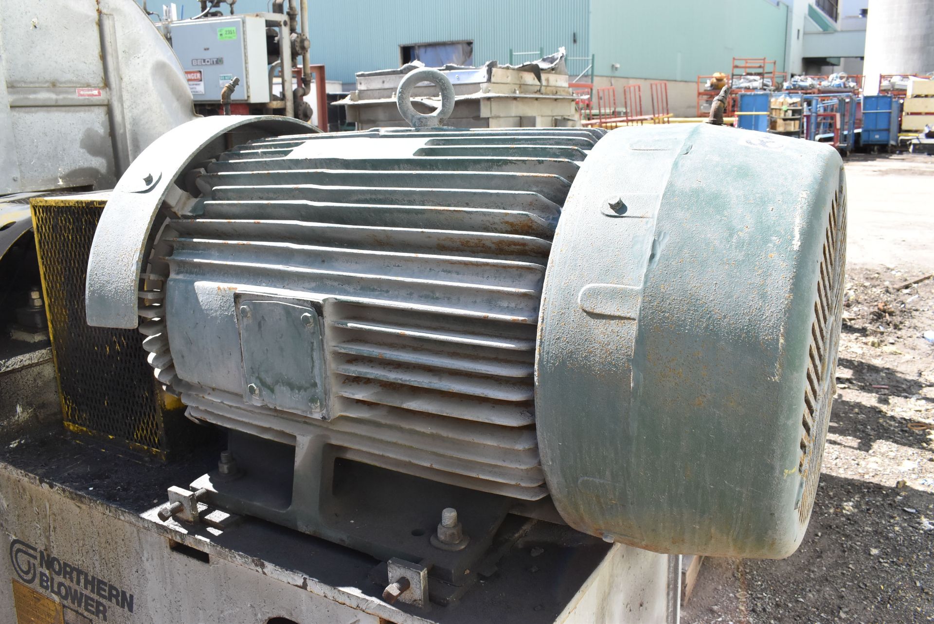 NORTHERN BLOWER SIZE 60-5100 BLOWER FAN WITH 150 HP MOTOR, S/N: A49294-1 (CI) [RIGGING FEE FOR - Image 3 of 5