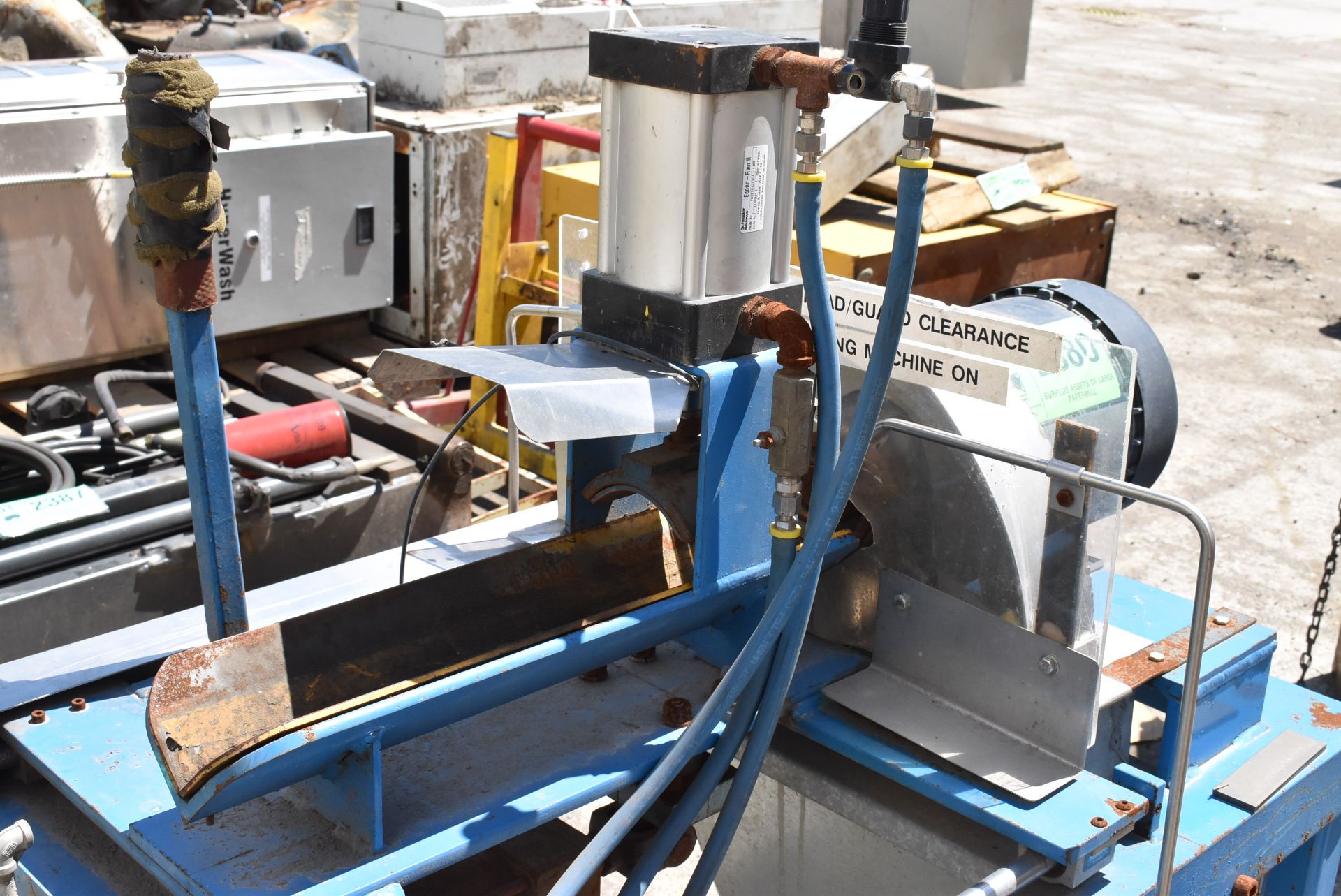 CUSTOM PIPE/CONDUIT CUTTING MACHINE WITH 5 HP MOTOR, S/N: N/A (CI) [RIGGING FEE FOR LOT #2380 - $ - Image 3 of 5