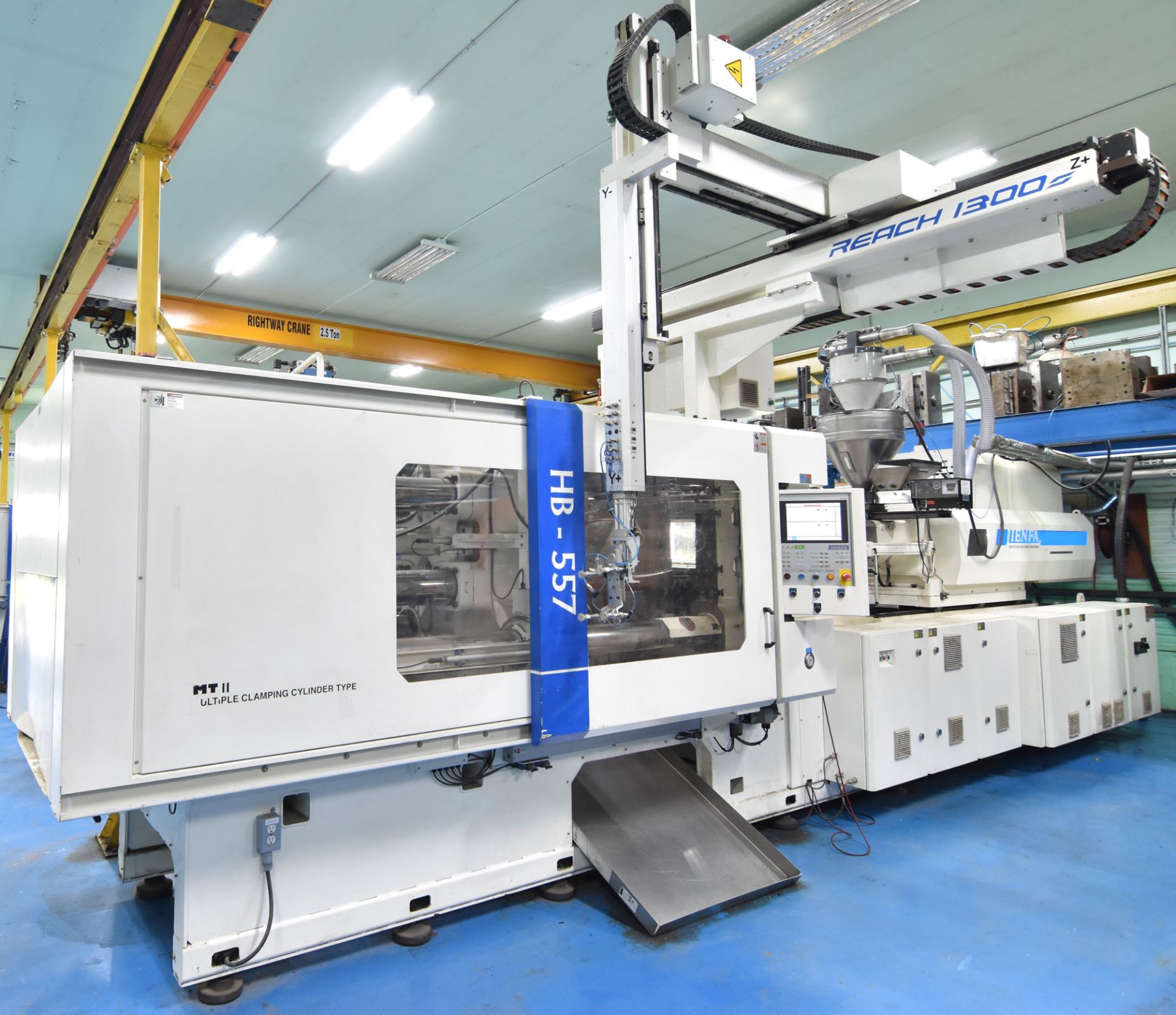 LIEN FA (2015) HB-557 MT-II 500 TON CAPACITY HORIZONTAL HYBRID PLASTIC INJECTION MOLDING MACHINE