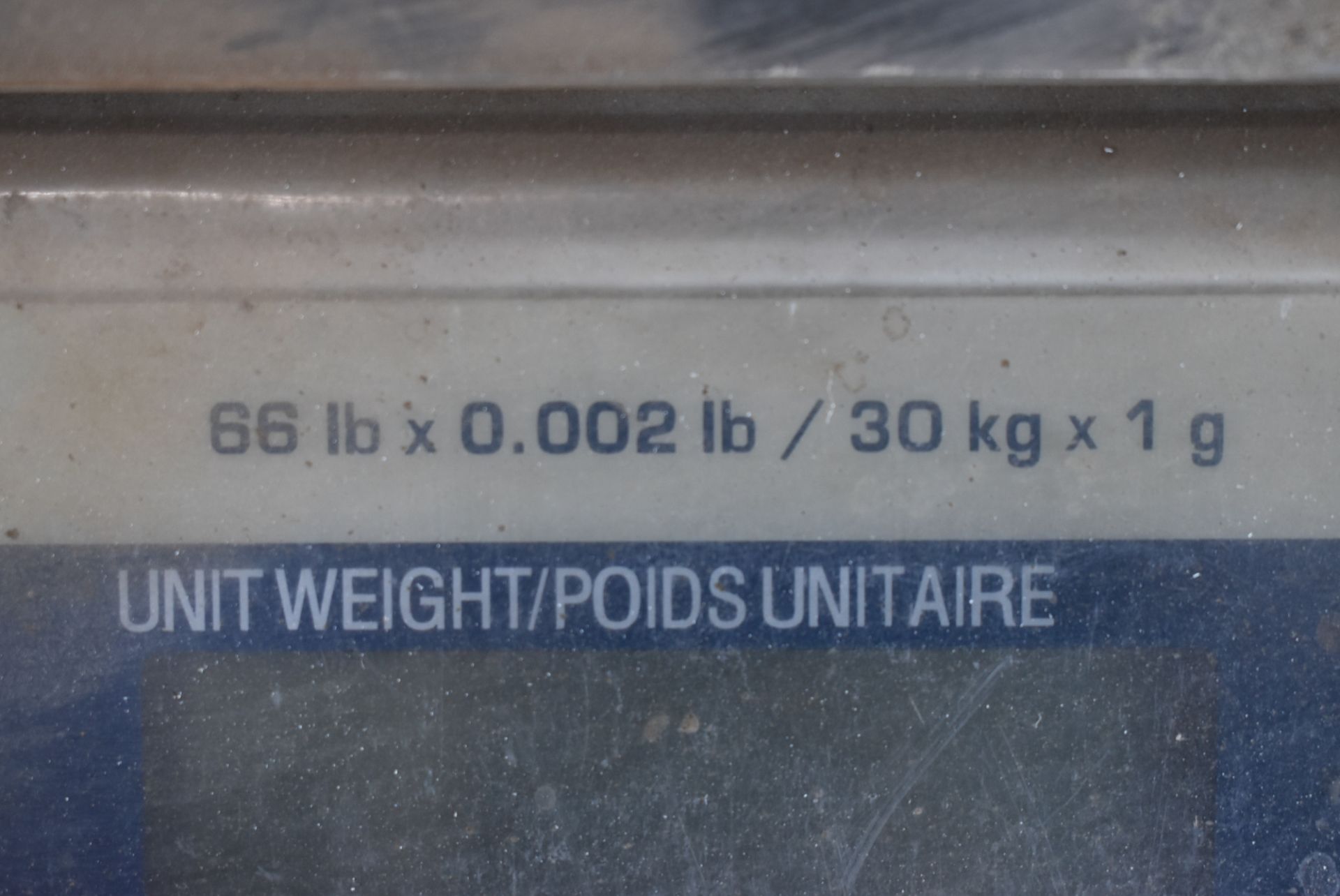 KILO-TECH KCS 301 DIGITAL BENCH-TYPE SCALE WITH 66 LBS. X 0.002 LBS. CAPACITY - Image 2 of 3