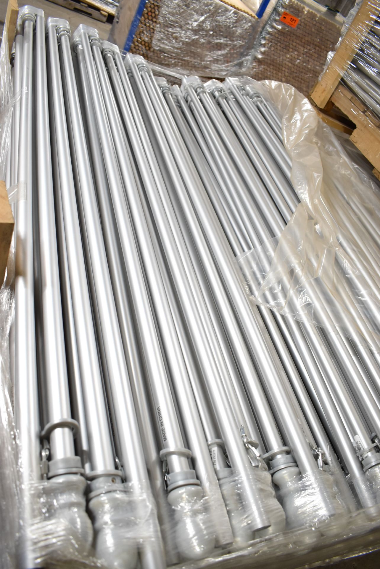 LOT/ SKID OF 56" ALUMINUM FLAG POLES - Image 2 of 3