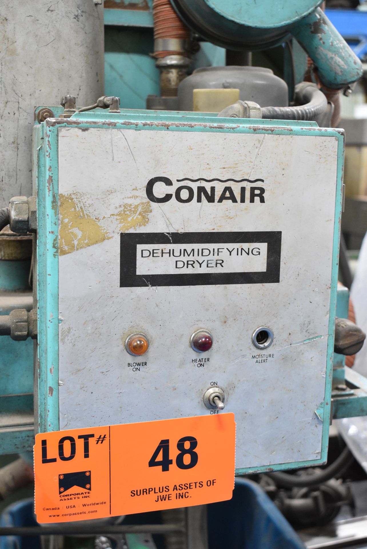 CONAIR DEHUMIDIFYING DRYER WITH PNEU-CON VACUUM SYSTEM, S/N: N/A (CI) - Image 4 of 4