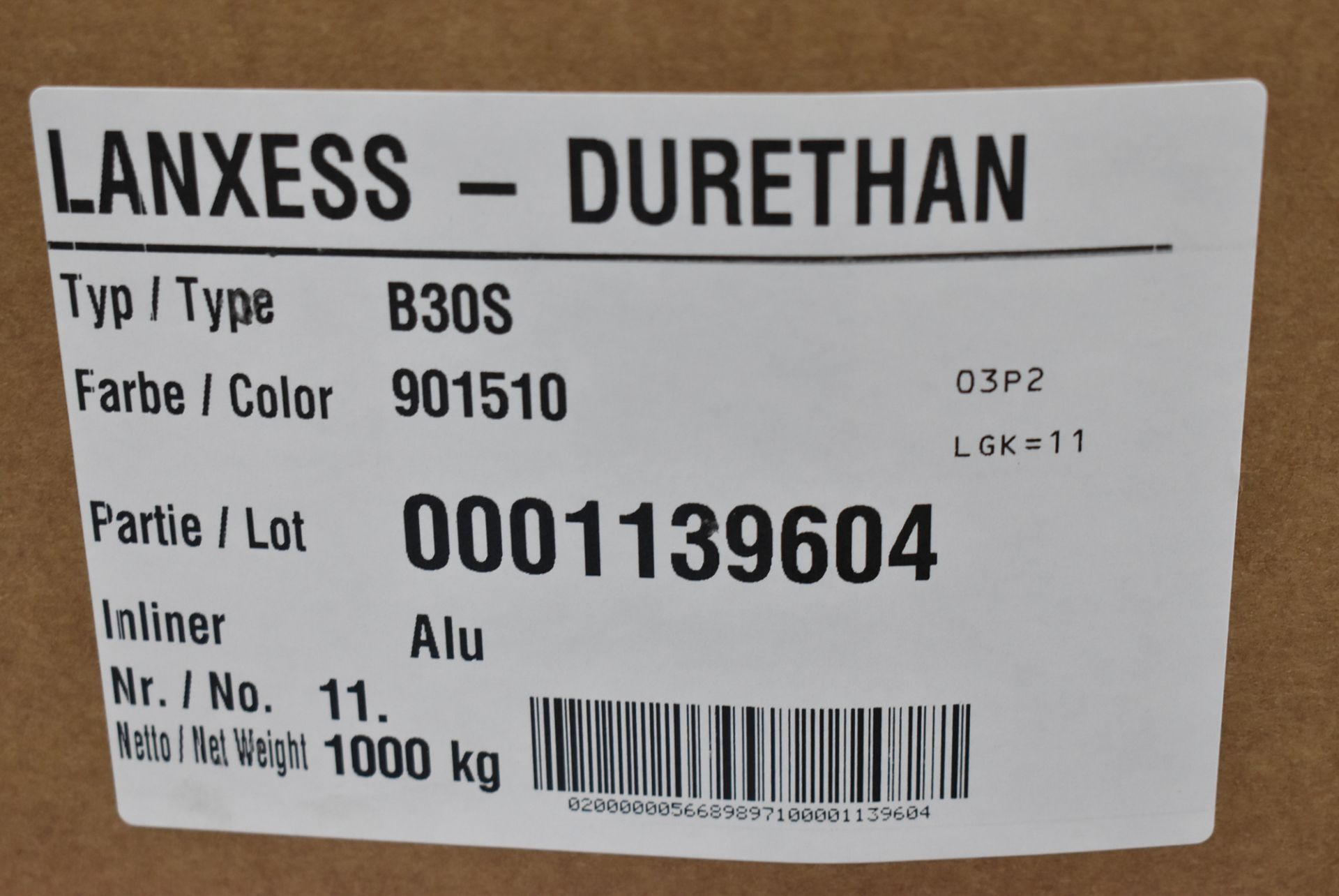 LOT/ SKID OF LAXNESS-DURATHAN BLACK NYLON (APPROX. 1,000 LBS.) - Image 2 of 2