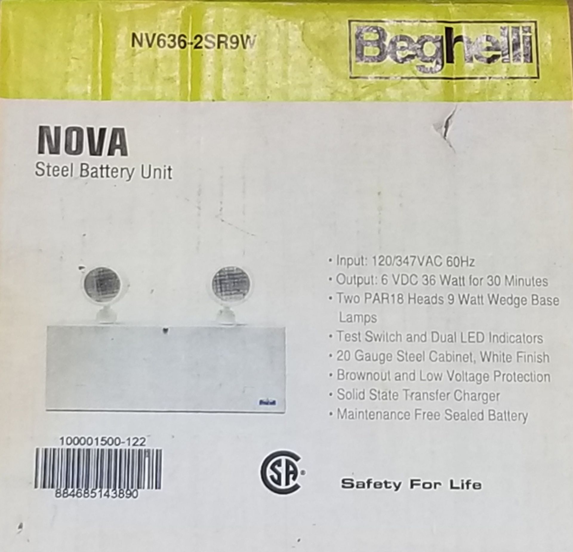 BEGHEILI NOVA EMERGENCY LIGHTING UNIT (NEW IN BOX) - Image 3 of 3