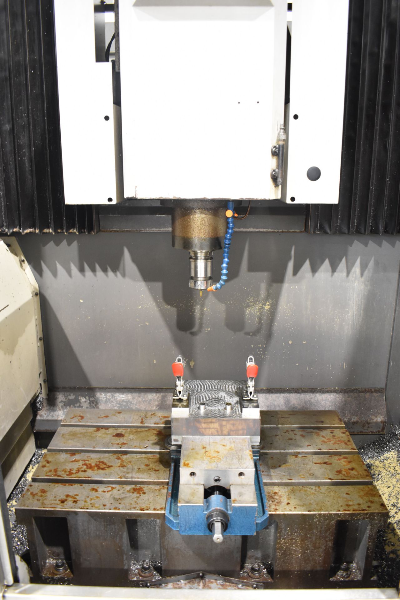 NISSIN SNK PRODIGY MAX-410V CNC VERTICAL MACHINING CENTER WITH FANUC SERIES OI-MB CNC CONTROL, 17.7" - Image 3 of 5