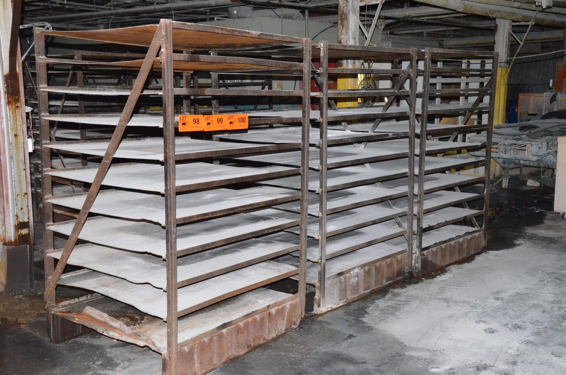 LOT/ (5) 48" x 42" x 72" COOLING RACKS