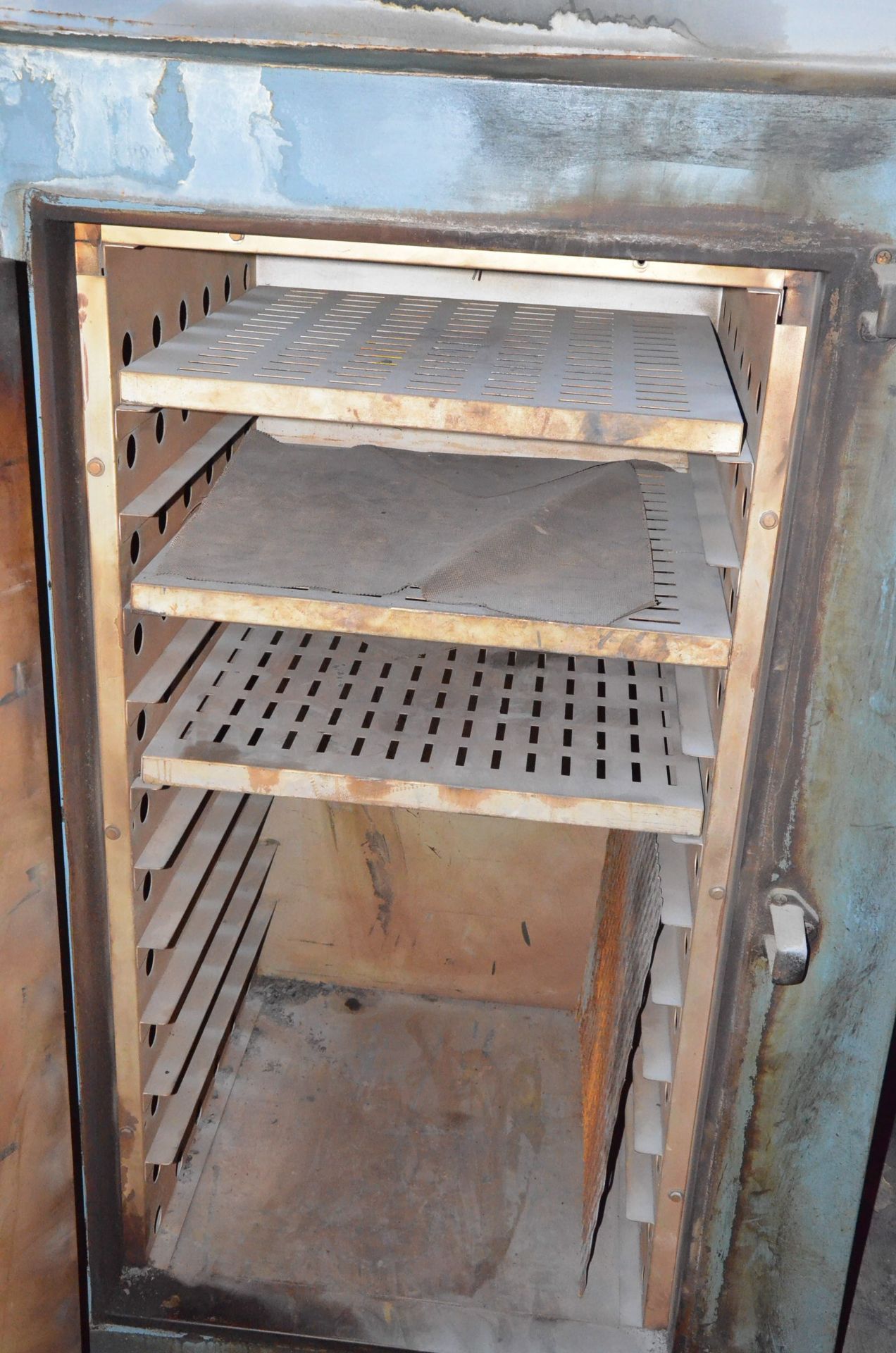 GENERAL SIGNAL BLUE M STEAM FIRED LABORATORY BATCH CURING OVEN WITH 24" x 24" x 50" ENCLOSURE, - Image 2 of 3