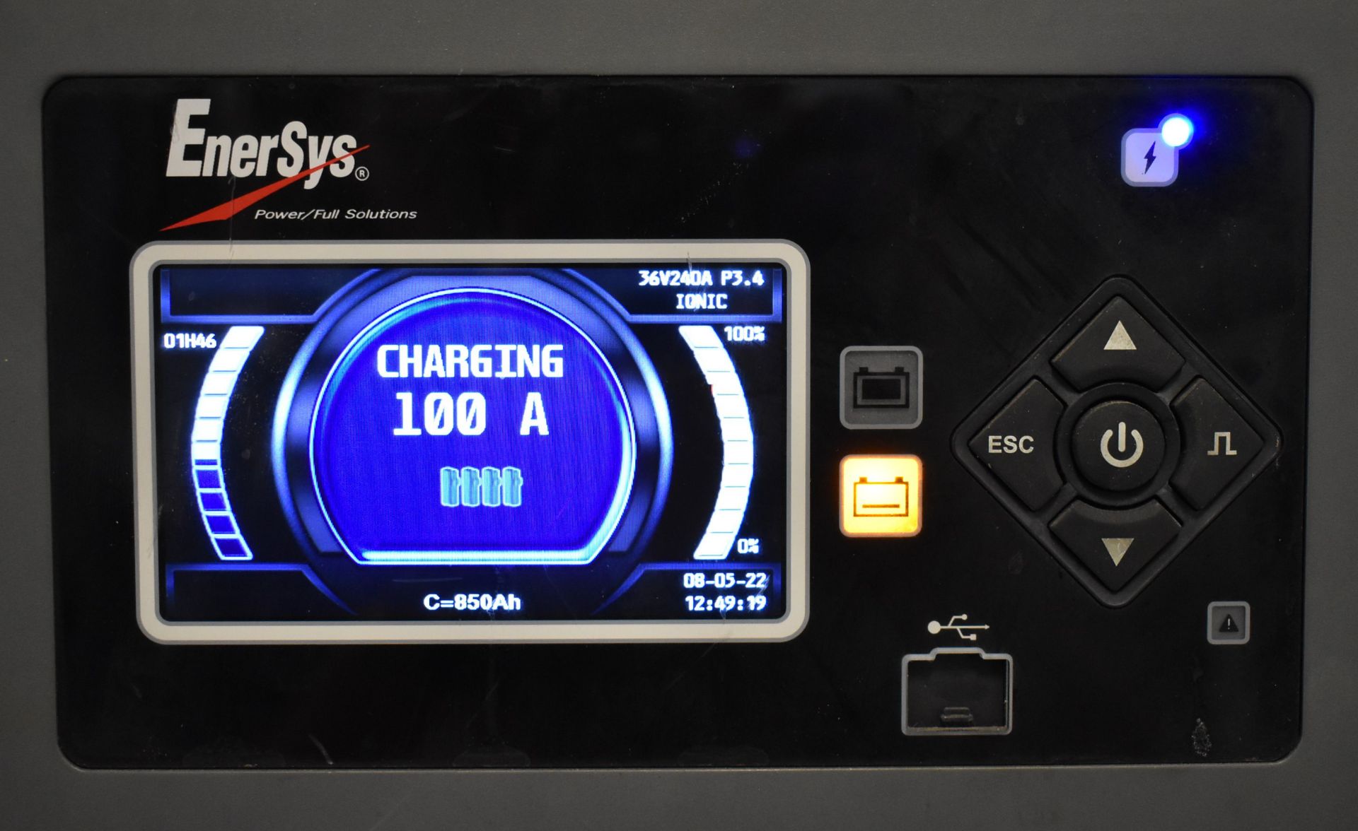 ENERSYS ENFORCER IMPAQ+ MULTI-VOLTAGE DIGITAL WALL-MOUNTED BATTERY CHARGER, S/N N/A (CI) - Image 3 of 3