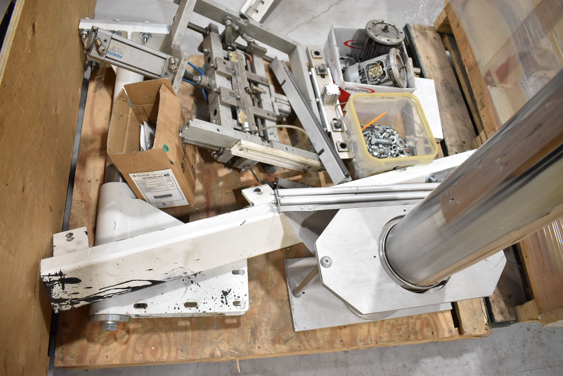 LOT/ (6) PALLETS OF SURPLUS LINE PARTS AND COMPONENTS - Image 5 of 9