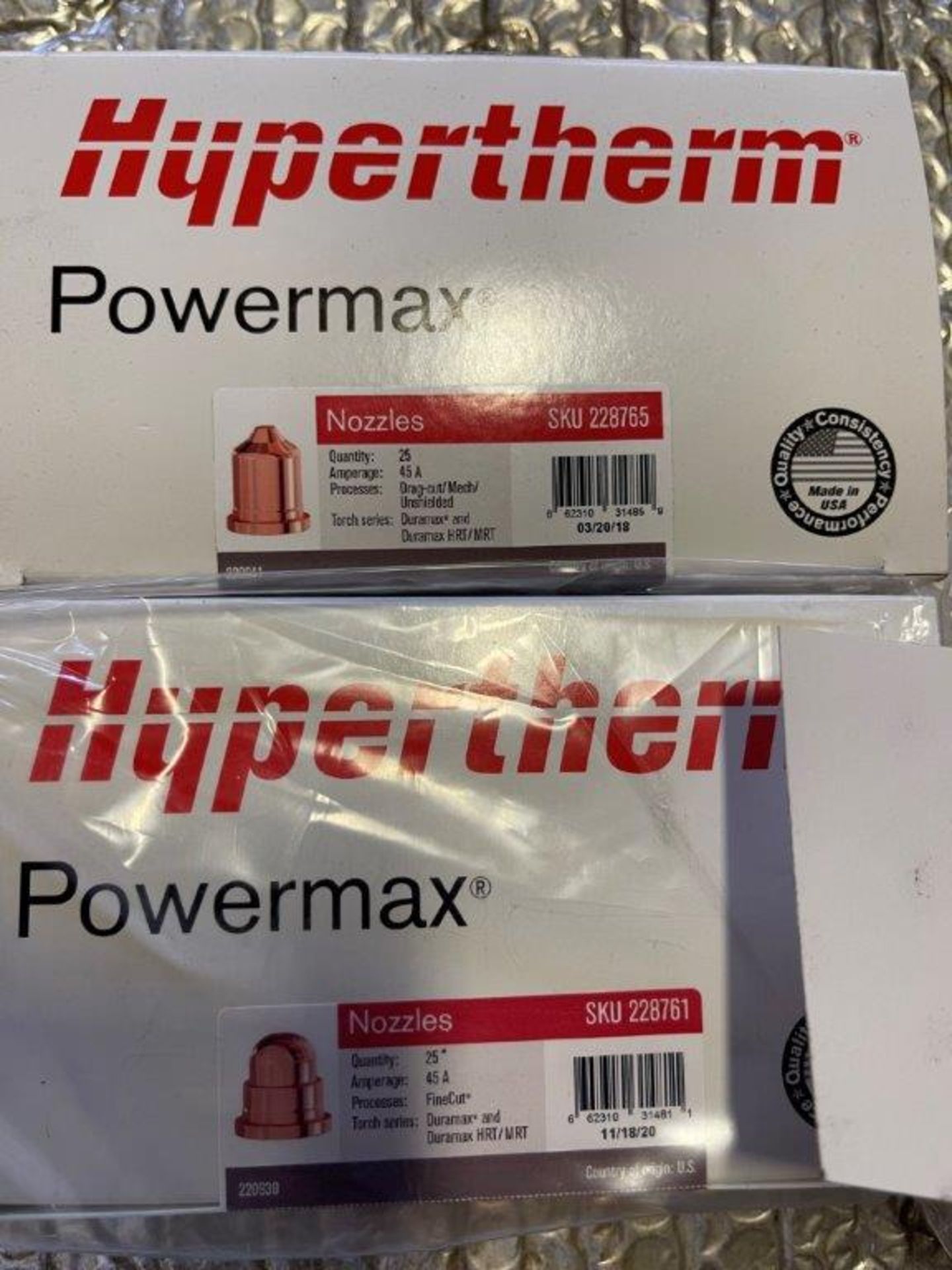 LOT/ HYPERTHERM POWERMAX NOZZLES, ELECTRODES AND PLASMA CUTTING ACCESSORIES - Image 4 of 4