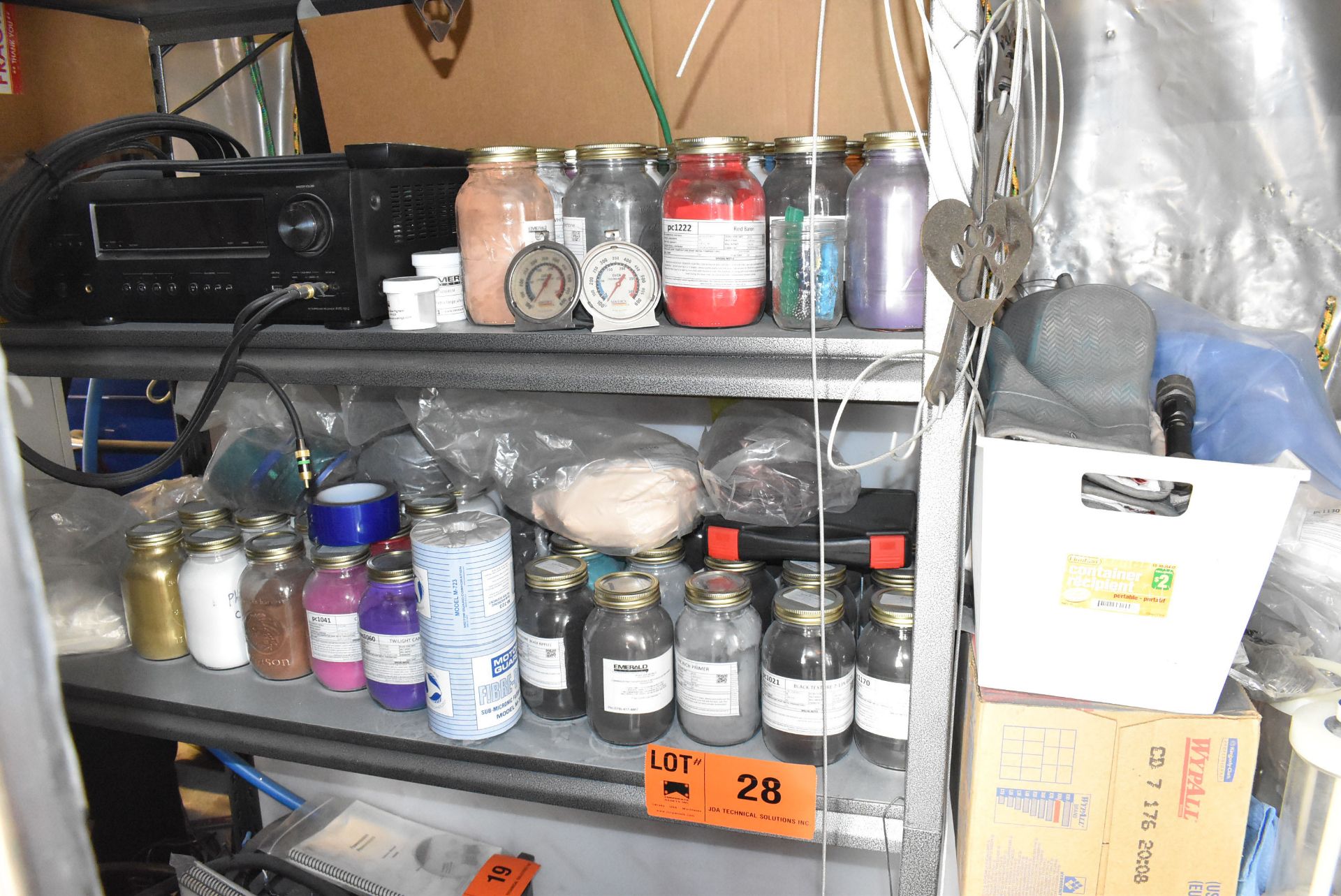 LOT/ ASSORTED POWDER COAT PAINT SUPPLIES