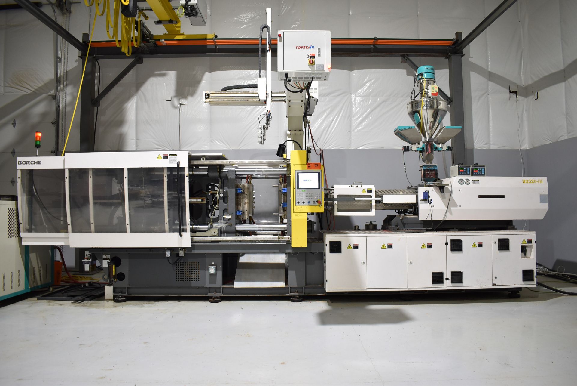 BORCHE (2018) BS 320-III 360-TON HORIZONTAL PLASTIC INJECTION MOLDING MACHINE WITH BORCHE CNC