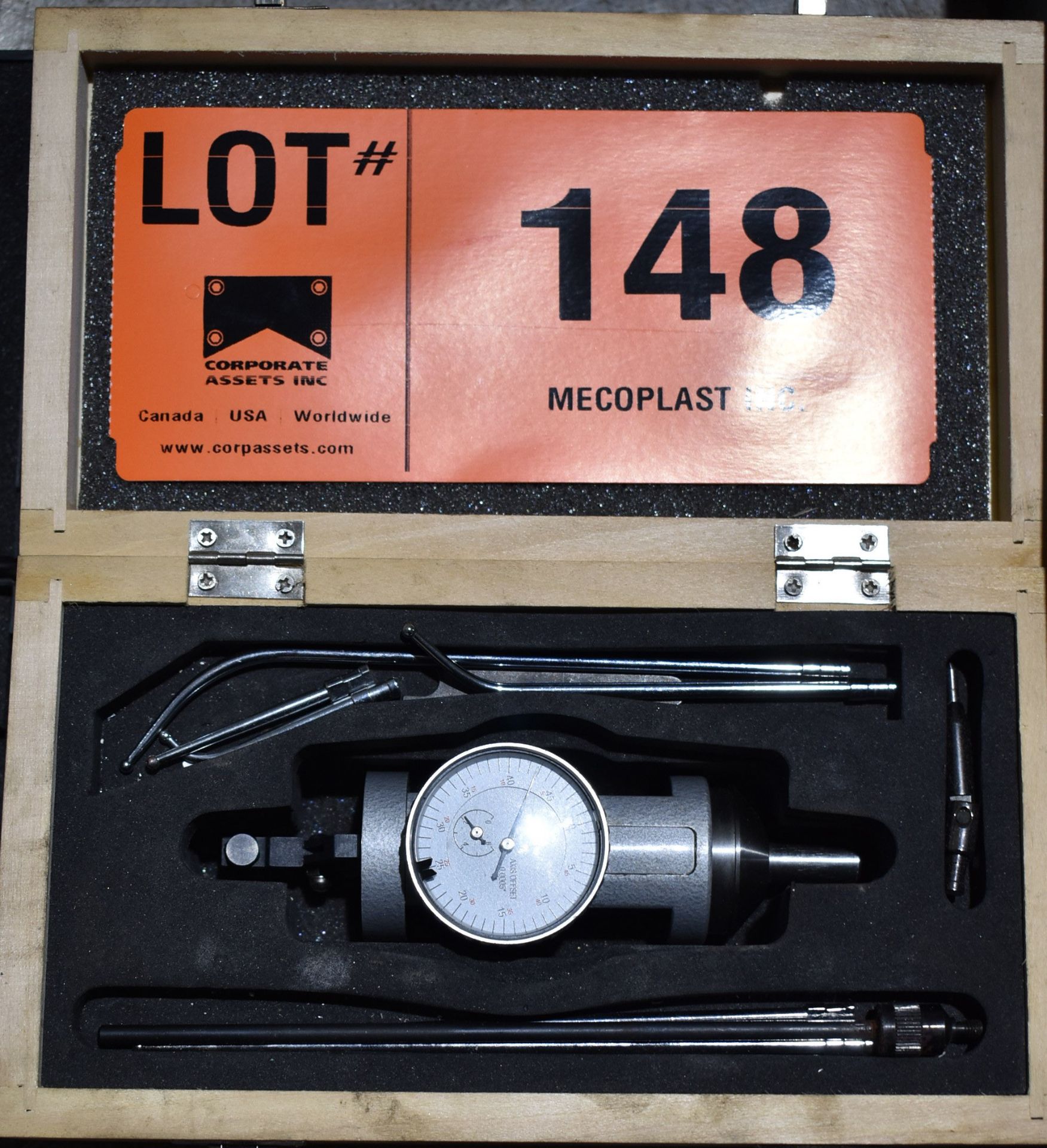 COAXIAL CENTERING DIAL INDICATOR, S/N N/A