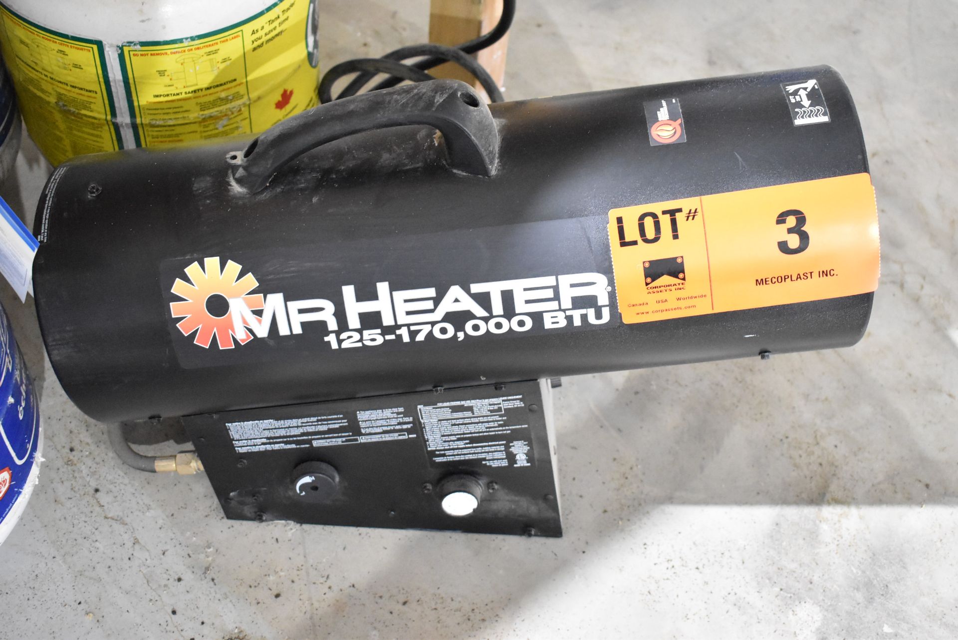 LOT/ PROPANE HEATERS AND PROPANE TANKS - Image 2 of 3