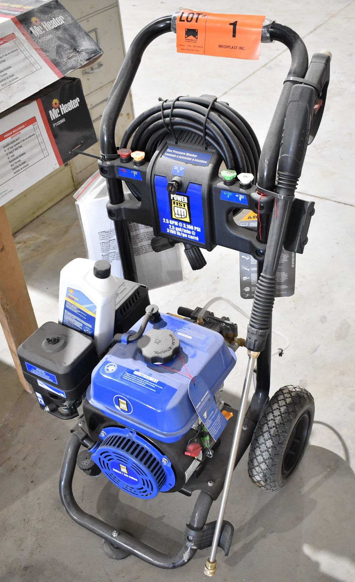 POWERFIST 3,100 PSI GAS POWERED PRESSURE WASHER, S/N N/A - Image 4 of 4