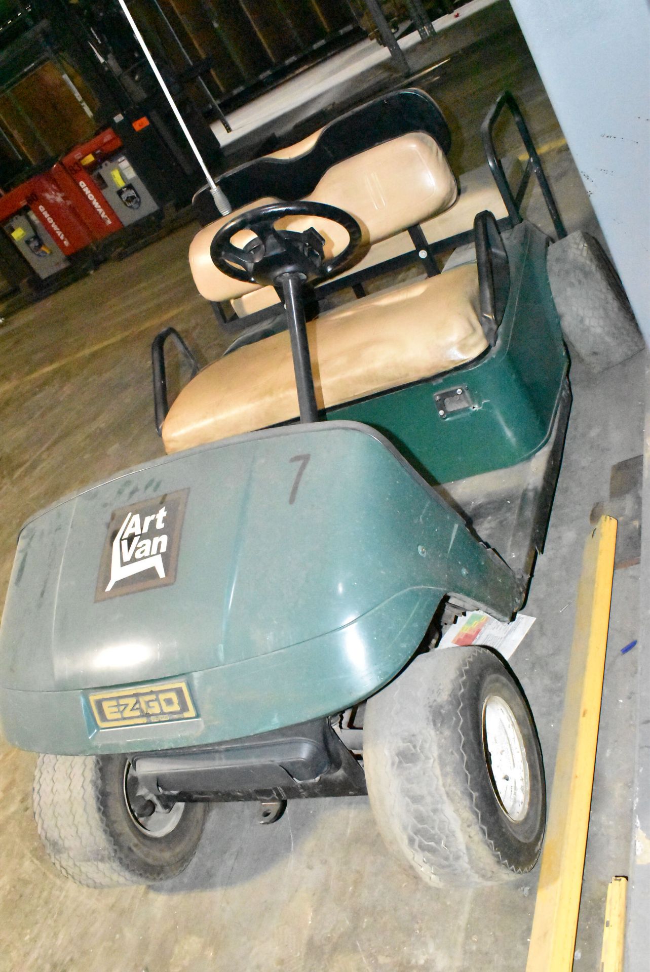 EZ-GO H202 ELECTRIC GOLF CART WITH REAR-FACING BENCH, (BATTERIES NOT INCLUDED), S/N: N/A [RIGGING - Image 4 of 4