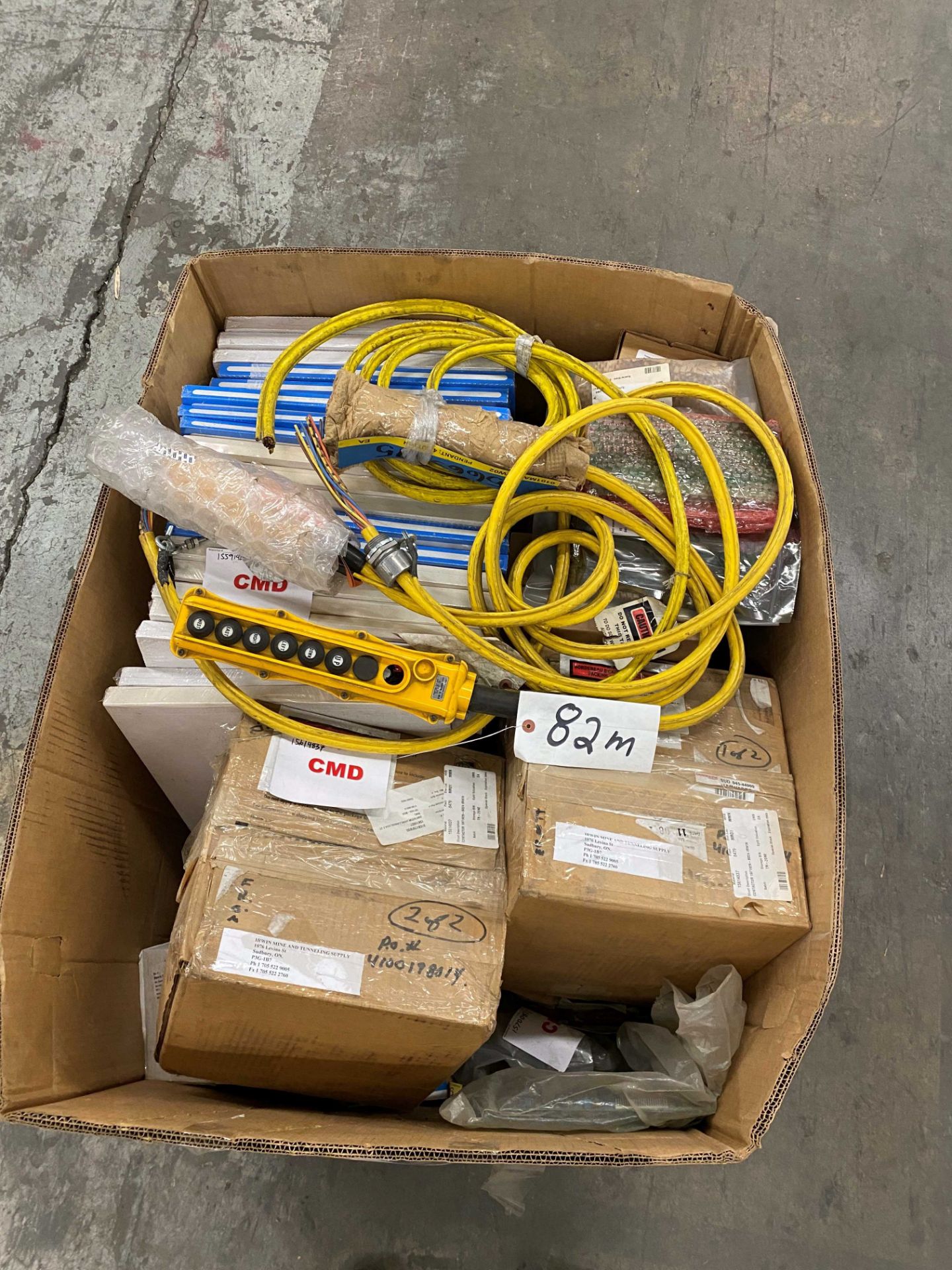 LOT/ SKID WITH CONTENTS - INCLUDING WTR FLUID FILTERS, GREENWOOD VALVE MANIFOLDS, HOIST CONTROL