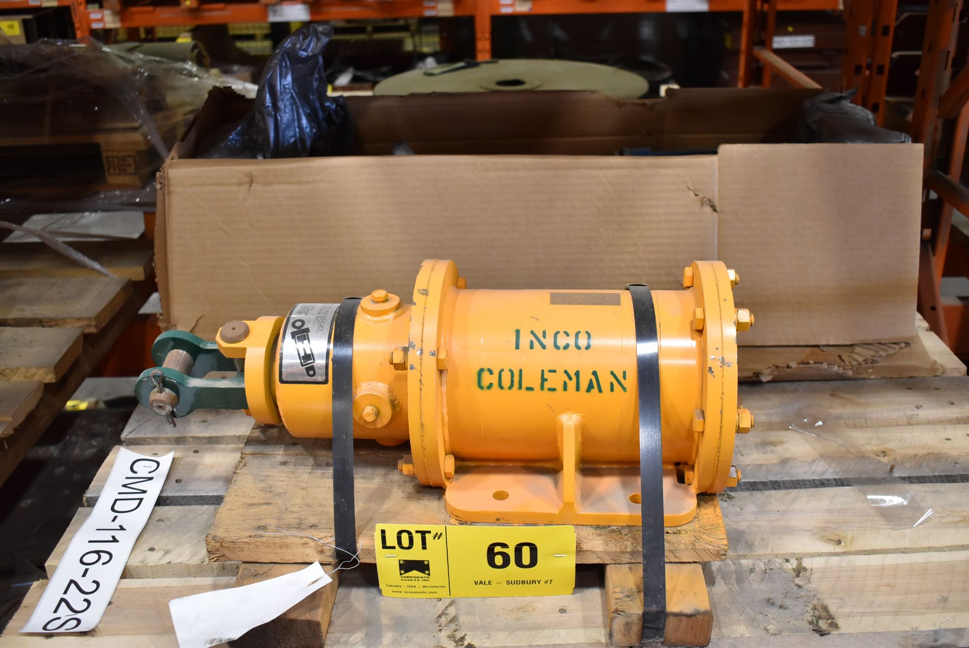 LOT/ 6" STAINLESS STEEL GATE VALVE, MTI 316 BRAKE CYLINDER (CMD WAREHOUSE) [CMD-116-22S]