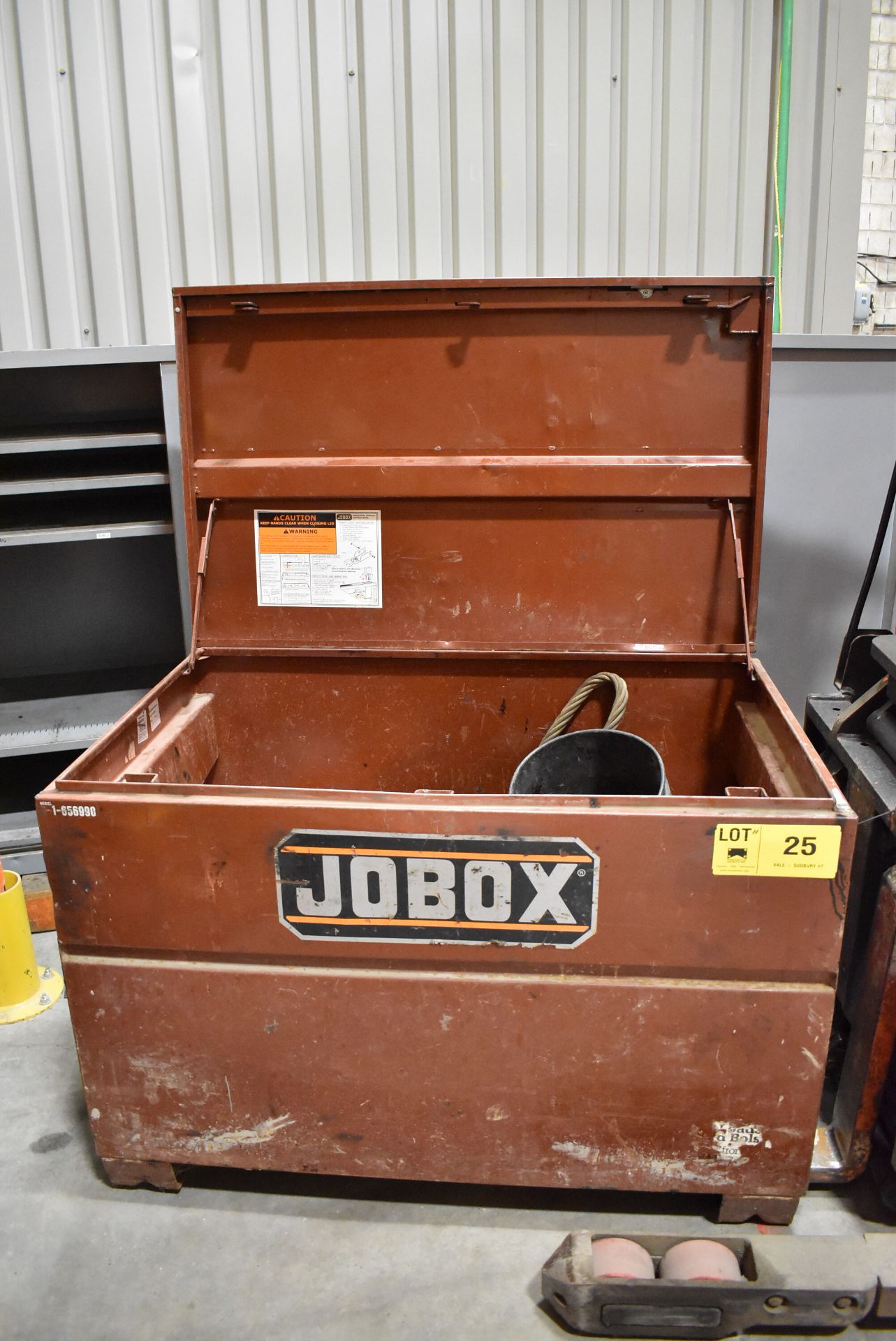 LOT/ JOB BOX WITH 2-10 TON CAPACITY HOISTS (CMD WAREHOUSE) [CMD-122-22S] - Image 2 of 8