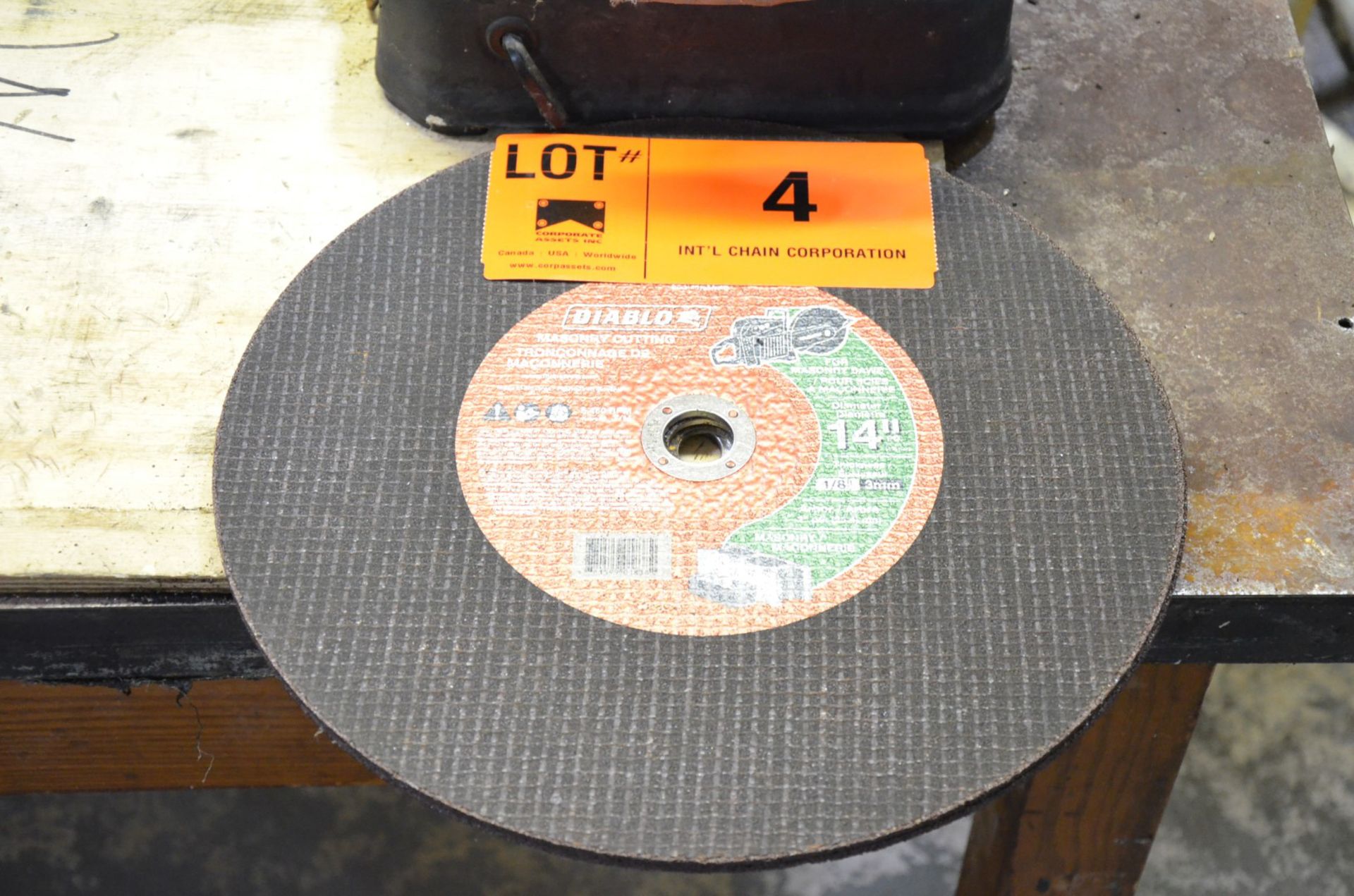 LOT/ 14" ABRASIVE CUT OFF WHEELS