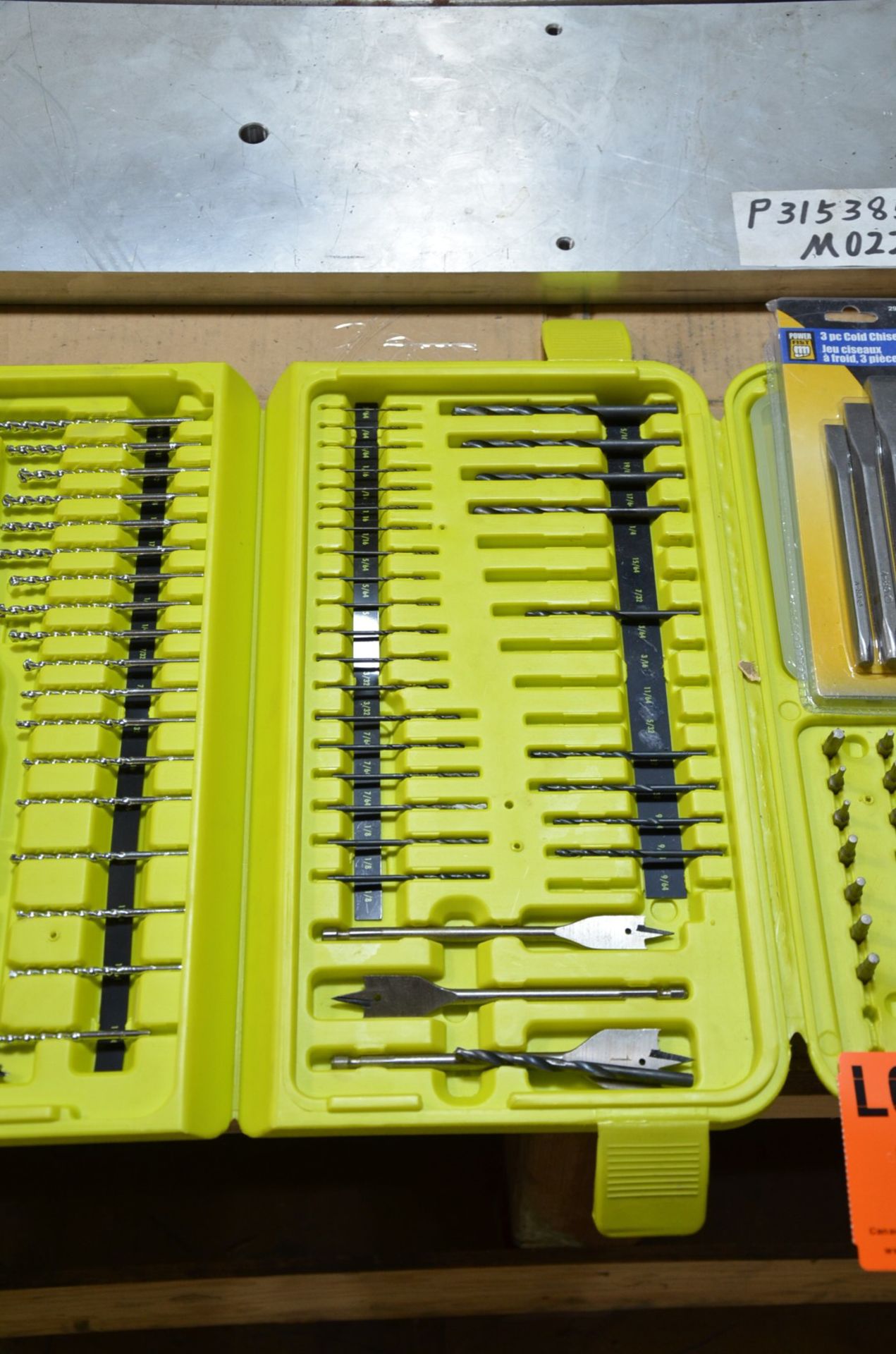 LOT/ TOOLING - INCLUDING DRILLS, SCREWDRIVER BITS, SOCKET BITS, CHISELS, PUNCHES - Image 3 of 5