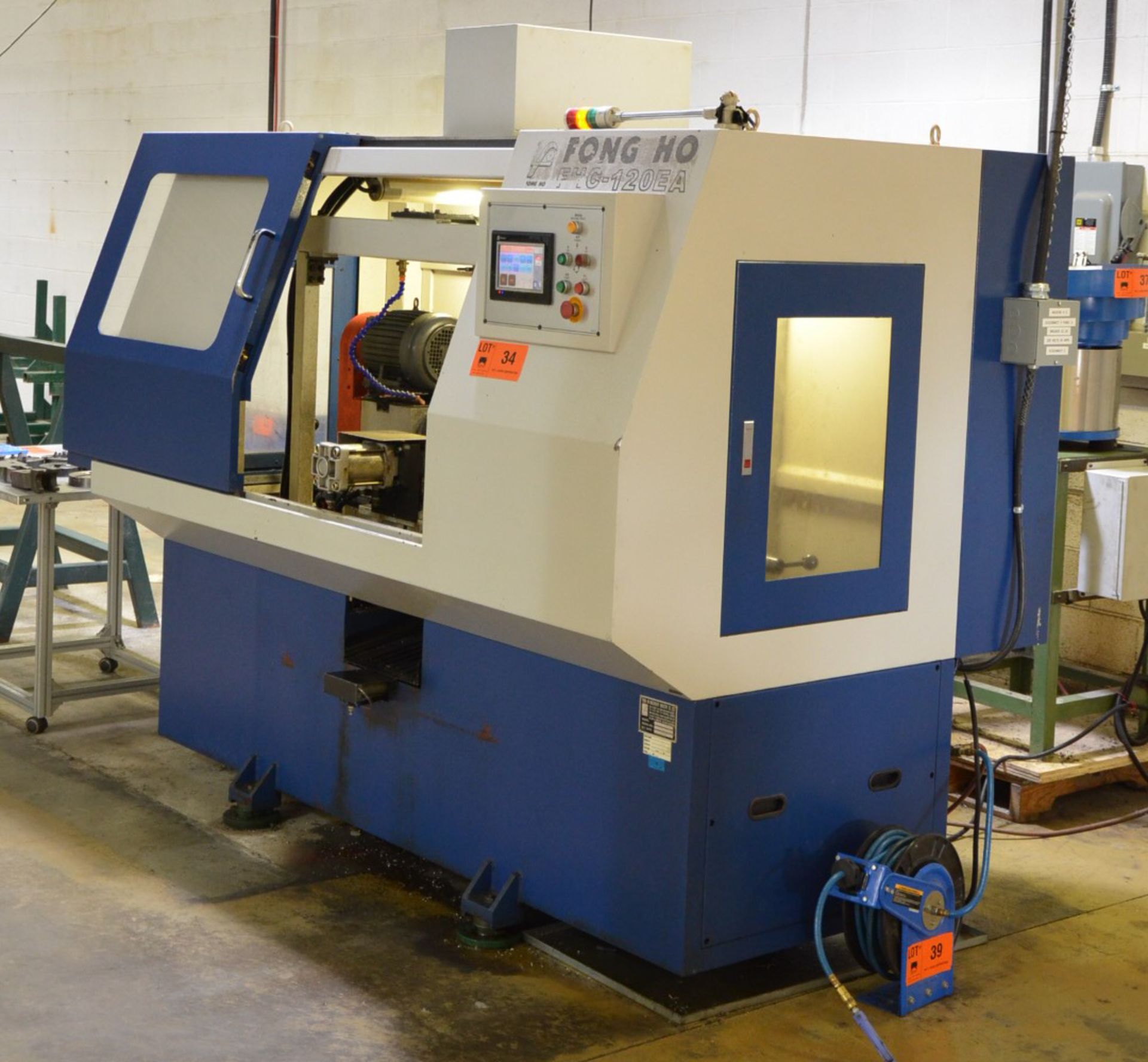 FH MACHINERY (2013) FHC-120EA CNC AUTOMATIC OPPOSING SPINDLE CHAMFERING MACHINE WITH SHIHLIN EA-12 - Image 5 of 19