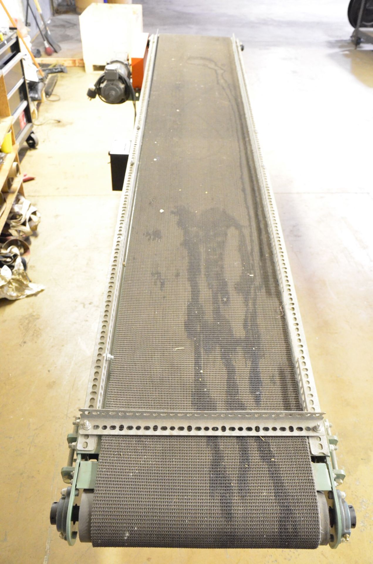 ROACH 120"X18" ADJUSTABLE BELT CONVEYOR, S/N: N/A - Image 6 of 6