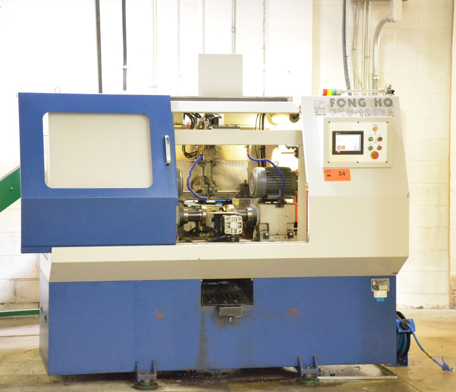 FH MACHINERY (2013) FHC-120EA CNC AUTOMATIC OPPOSING SPINDLE CHAMFERING MACHINE WITH SHIHLIN EA-12 - Image 3 of 19