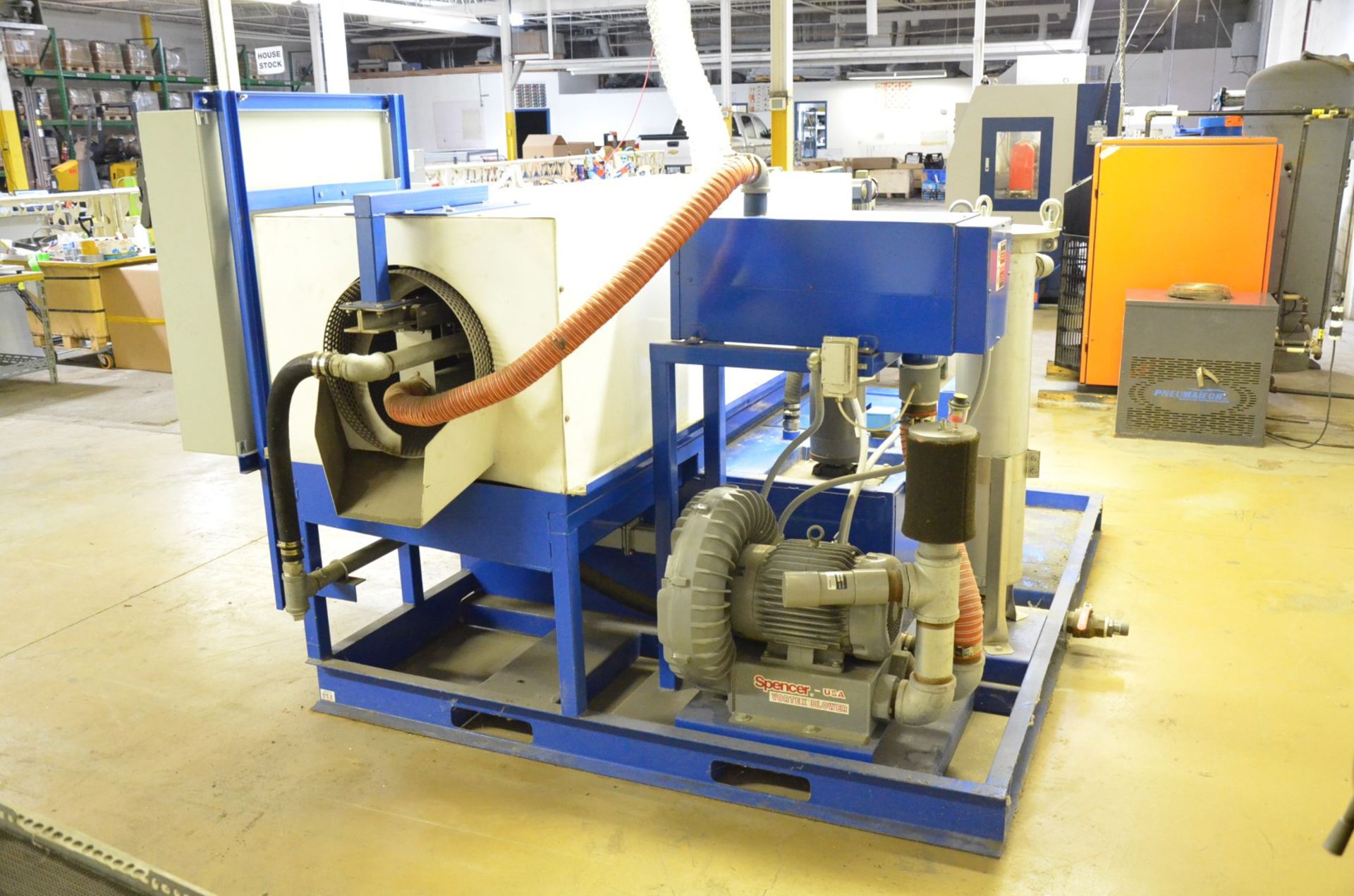 ADF SYSTEMS 5251 STAINLESS STEEL AUGER-TYPE CONTINUOUS HOT PARTS WASHER WITH 18" DIA. ROTARY DRUM, - Image 3 of 15