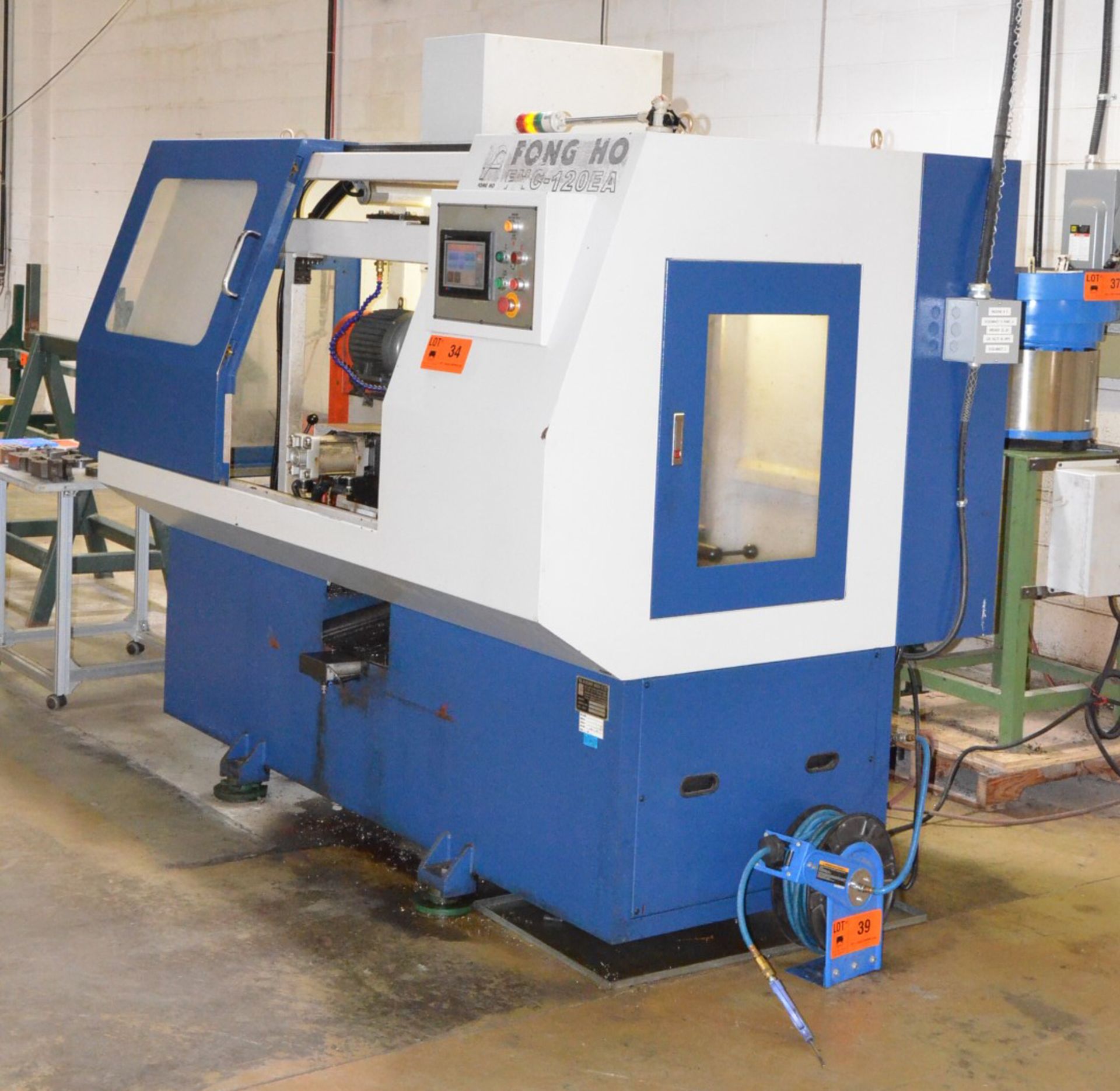 FH MACHINERY (2013) FHC-120EA CNC AUTOMATIC OPPOSING SPINDLE CHAMFERING MACHINE WITH SHIHLIN EA-12 - Image 7 of 19