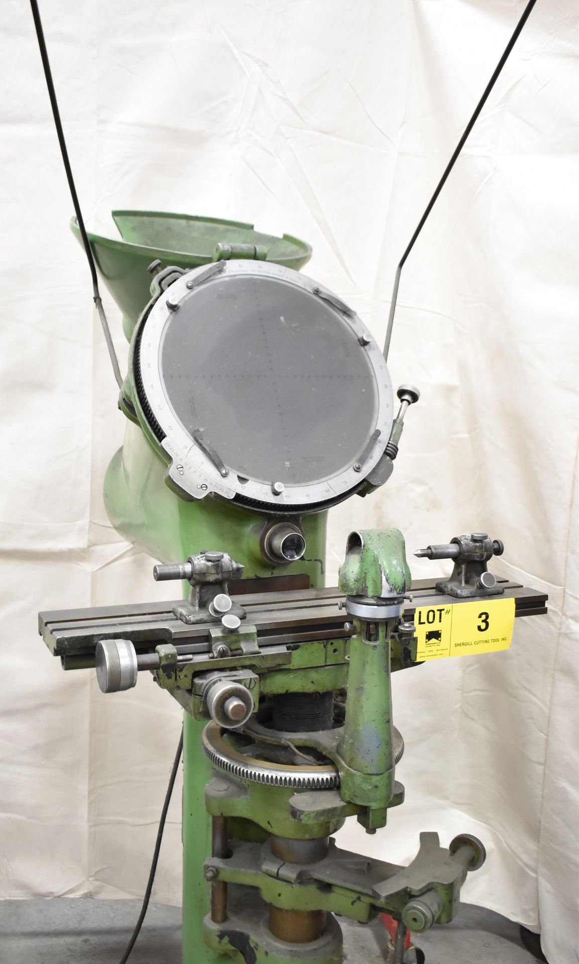 JONES & LAMSON FLOOR TYPE OPTICAL COMPARATOR WITH 14" SCREEN, 120V/1PH/60HZ, S/N N/A (EQUIPMENT I.D. - Image 2 of 7