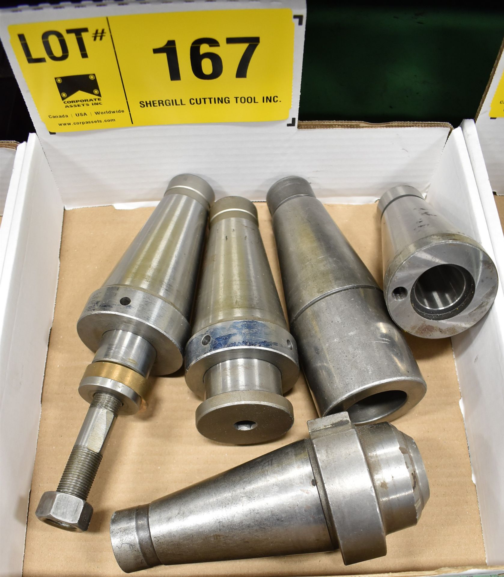 LOT/ (4) 50 TAPER TOOL HOLDERS