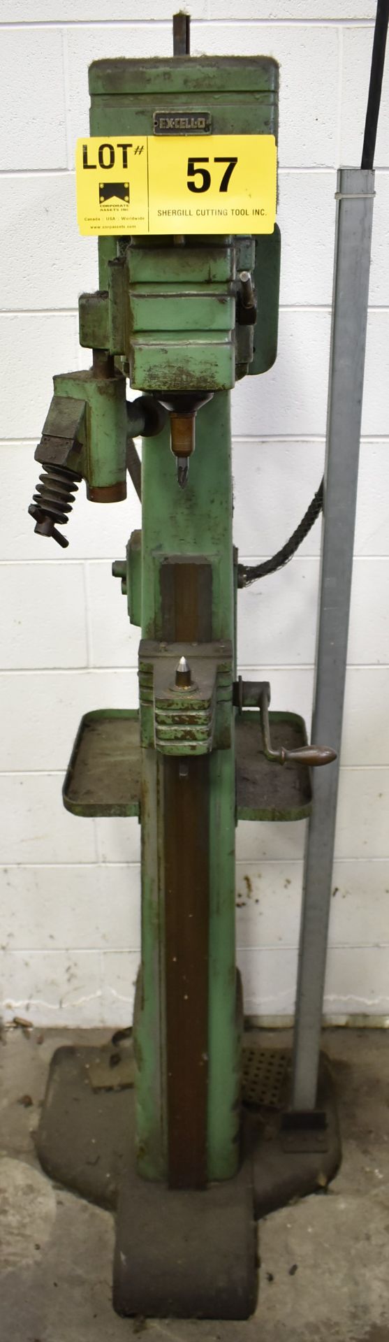 EX-CELL-O #74A VERTICAL FLOOR TYPE CENTER LAPPING MACHINE WITH 10" MAX WORKPIECE DIAMETER, 39" MAX - Image 2 of 5