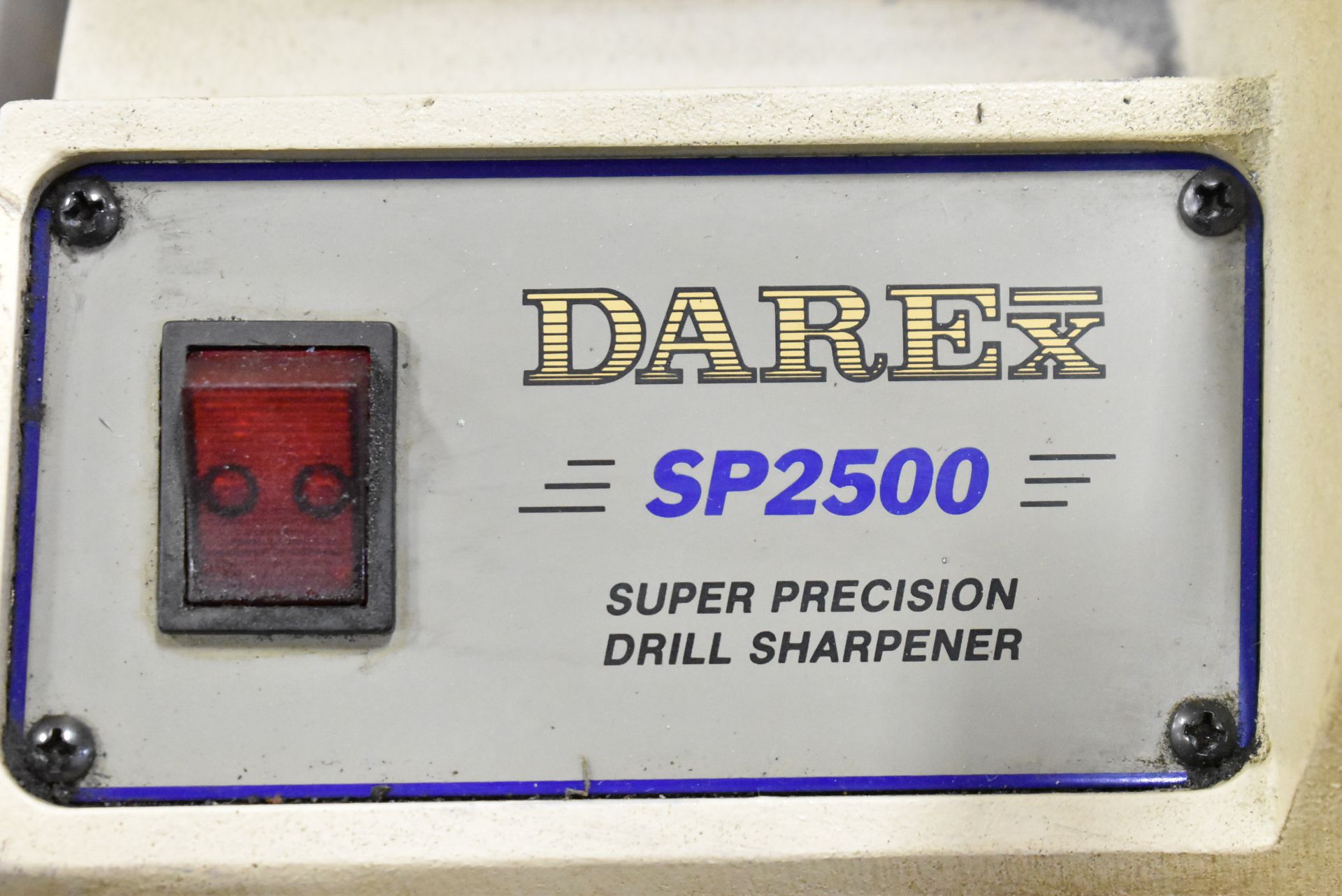 DAREX SP2500 SUPER PRECISION DRILL SHARPENER WITH 1/4 HP MOTOR, S/N 250549 - Image 3 of 4