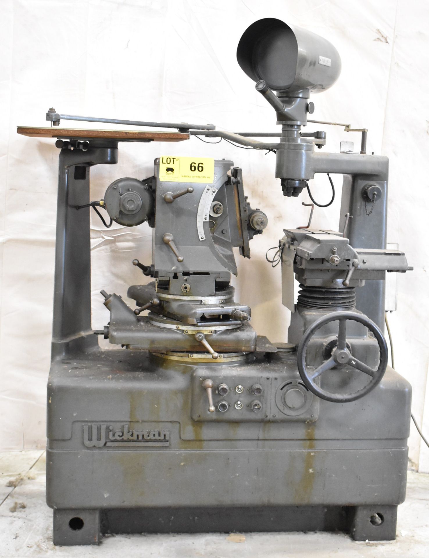 WICKMAN #540595 OPTICAL PROFILE GRINDER WITH TAYLOR HOBSON COMBINATION PROFILE PROJECTOR MONOCULAR - Image 2 of 10