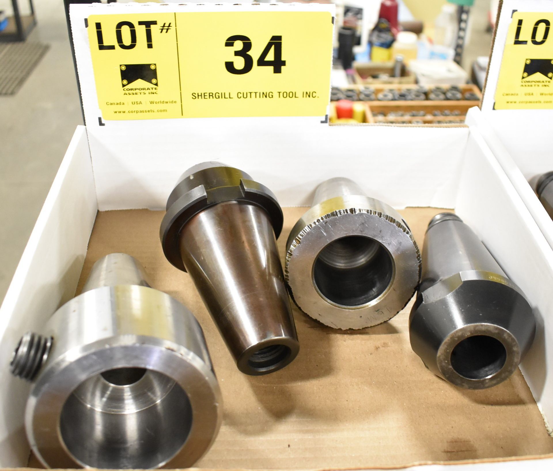 LOT/ (4) 50 TAPER TOOL HOLDERS