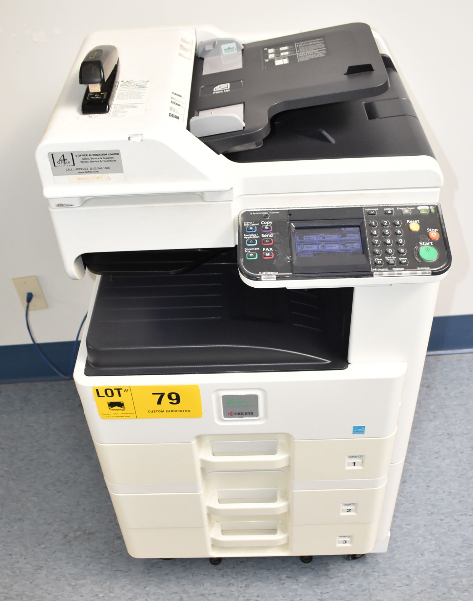 KYOCERA (2013) FS-6530MFP multi-function printer/photocopier, s/n: NWV3101454