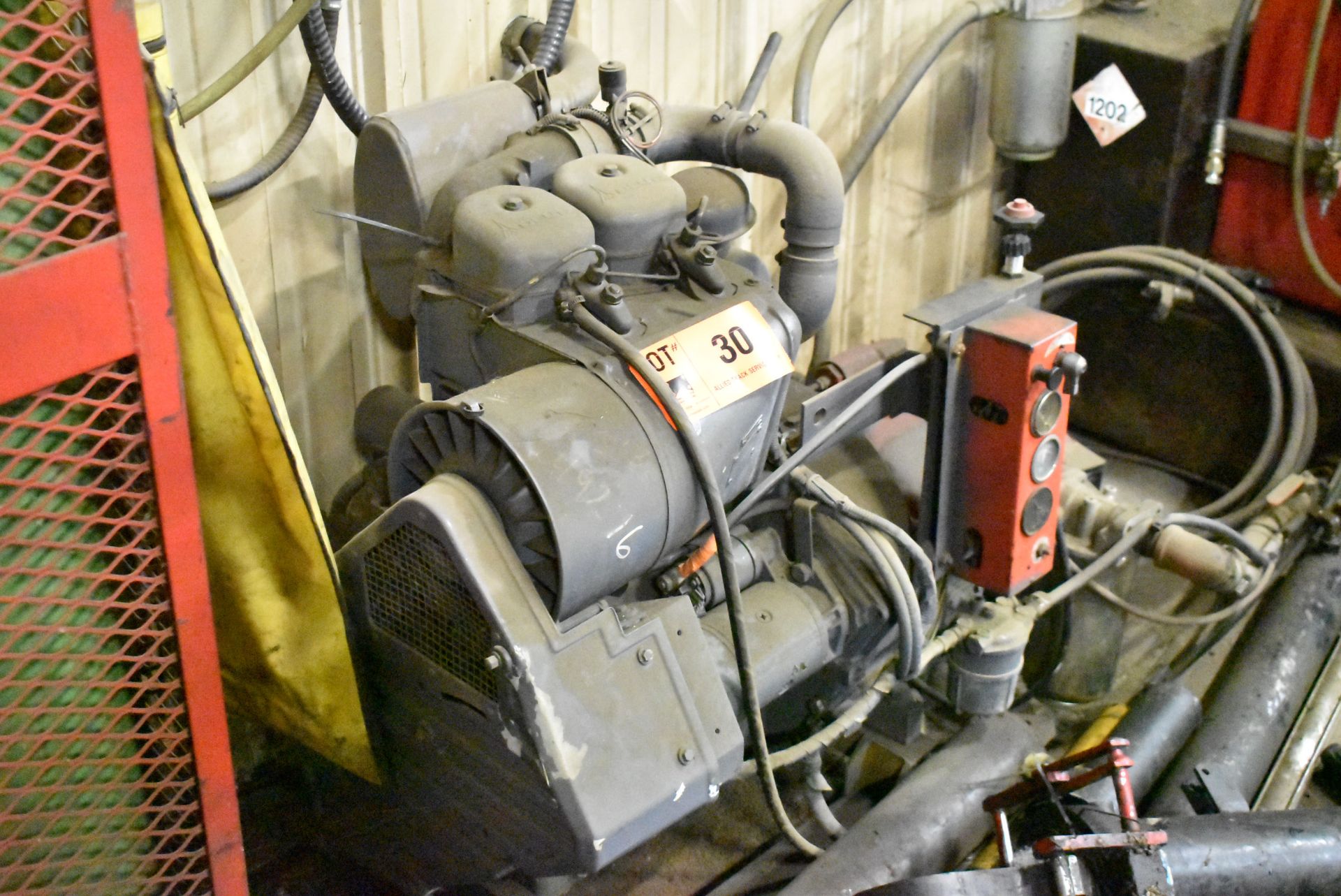 ALLIED CUSTOM DIESEL POWERED HYDRAULIC TEST STAND WITH DEUTZ TWIN-CYLINDER AIR-COOLED DIESEL ENGINE, - Image 2 of 5