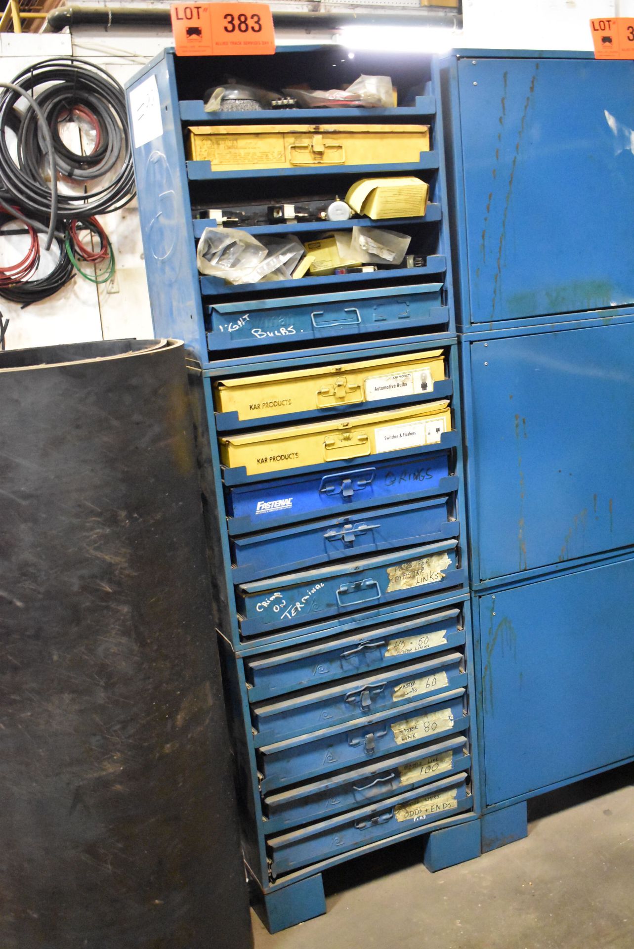 LOT/ INDEX CABINETS WITH HARDWARE (LOCATED AT 1891 SEYMOUR ST, NORTH BAY, ON)