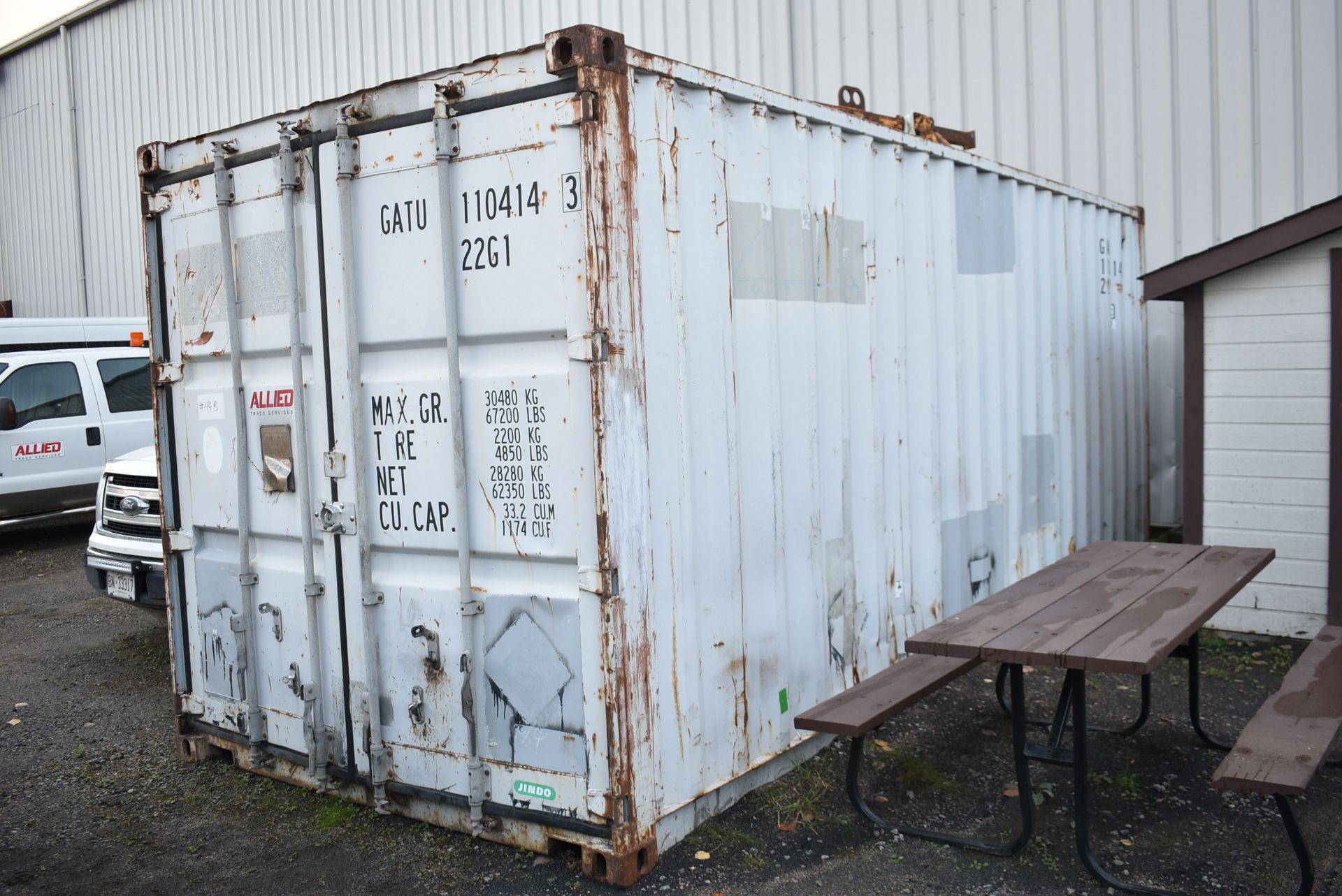 20' SEA CONTAINER, S/N N/A (NO CONTENTS - DELAYED DELIVERY) (LOCATED AT 1891 SEYMOUR ST, NORTH