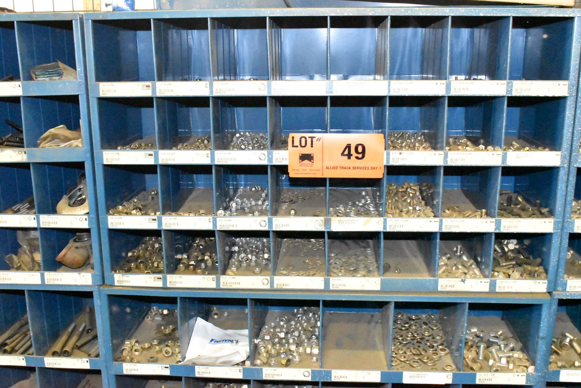 LOT/ PIGEONHOLE CABINET WITH CONTENTS CONSISTING OF HARDWARE (LOCATED AT 1891 SEYMOUR ST, NORTH BAY, - Image 3 of 3