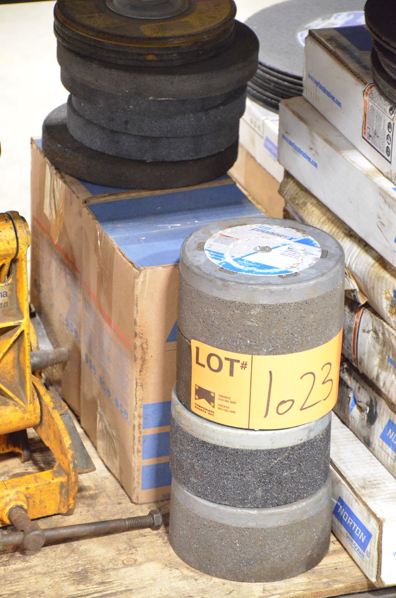 LOT/ NORTON PROFILE GRINDING WHEELS, S/N N/A (LOCATED AT 169A S SERVICE RD, GRIMSBY, ON, L3M 4H6)